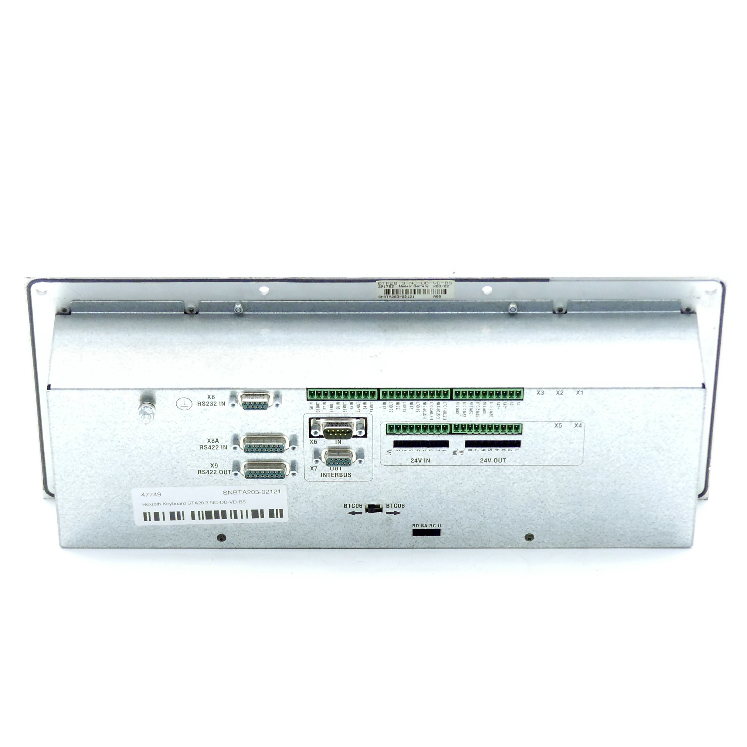 CNC controls BTA20.3-NC-DB-VD-BS Used