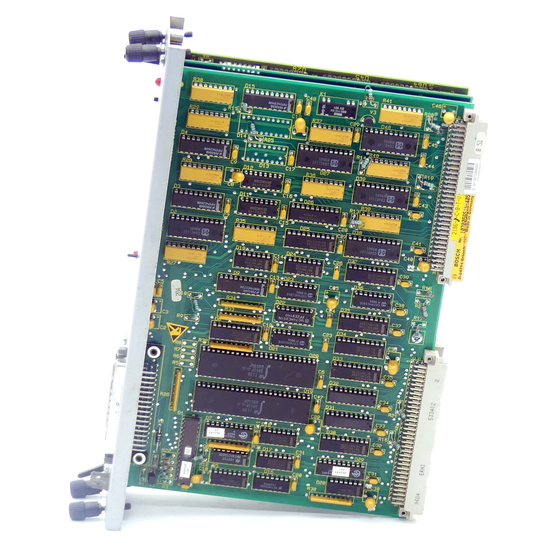 Control unit for plug-in module 