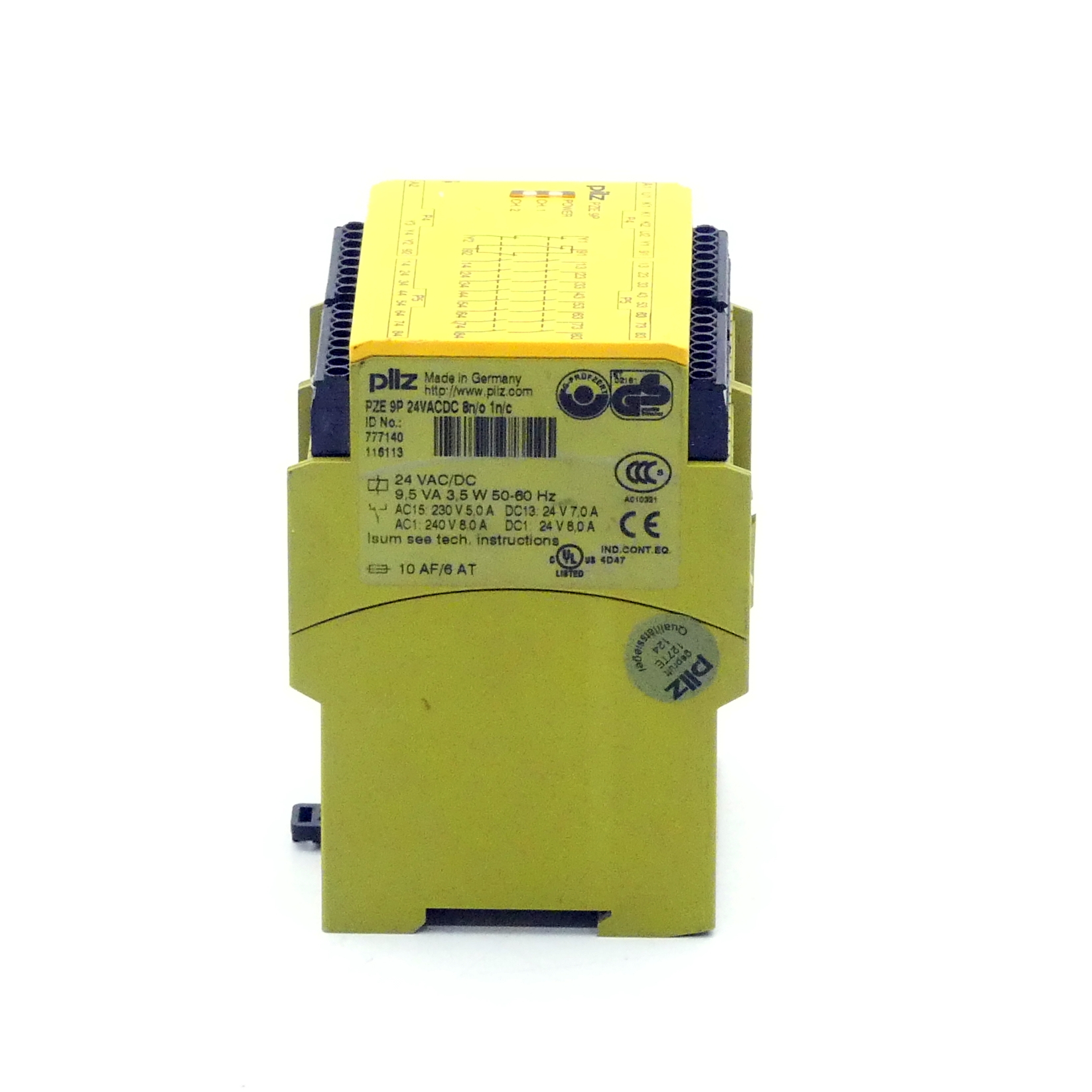 Contact Expansion PZE 9P 24VACDC 8n/o 1n/c 