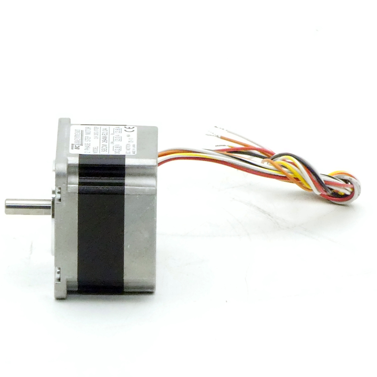 NEMA23 2-Phasen-Schrittmotor 0.9° 0.44Nm Litzen:8 2.0A Frontwelle:6.35mm  