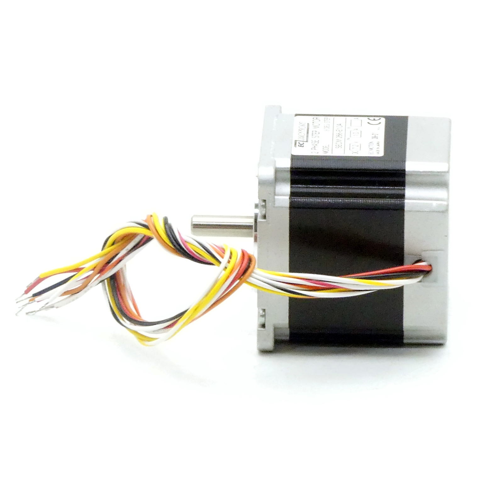 NEMA23 2-phase stepper motor 1.8° 0.9Nm Strands: 8 1.0A Front shaft: 6.35mm  