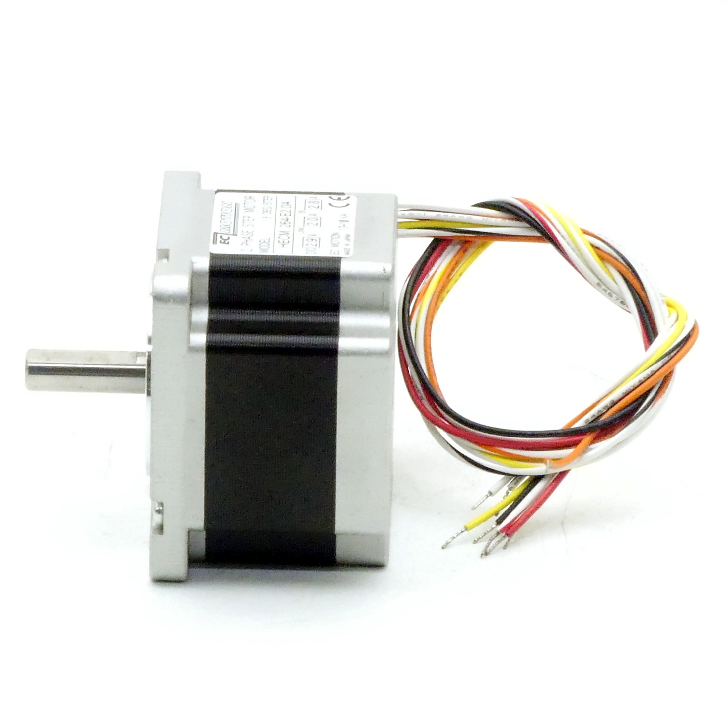 NEMA24 2-Phasen-Schrittmotor 1.8° 0.85Nm Litzen:8 2.0A Frontwelle:8mm  