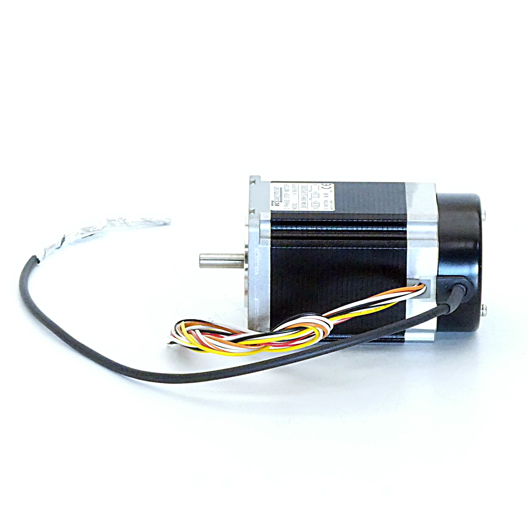 NEMA23 2-Phasen-Schrittmotor 1.8° 1.35Nm Litzen:8 2.3A Frontwelle:6.35mm Encoder Line Driver  Neu OVP