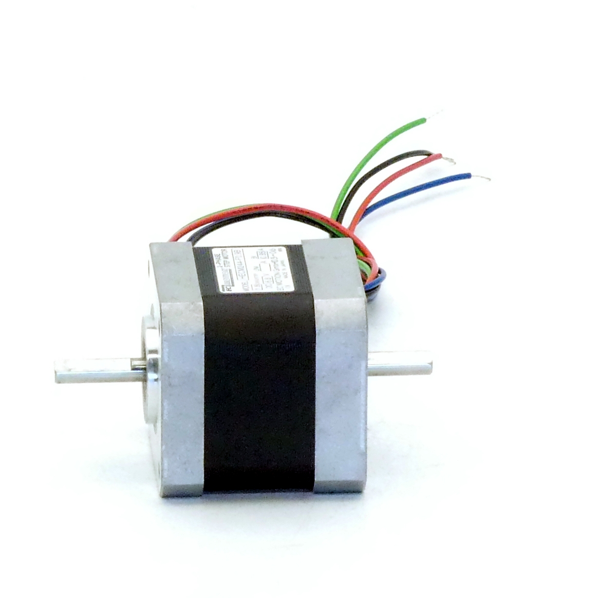 NEMA17 2-Phasen-Schrittmotor 1.8° 0.5Nm Litzen:4 0.85A 2-Wellenenden:5mm  Neu OVP
