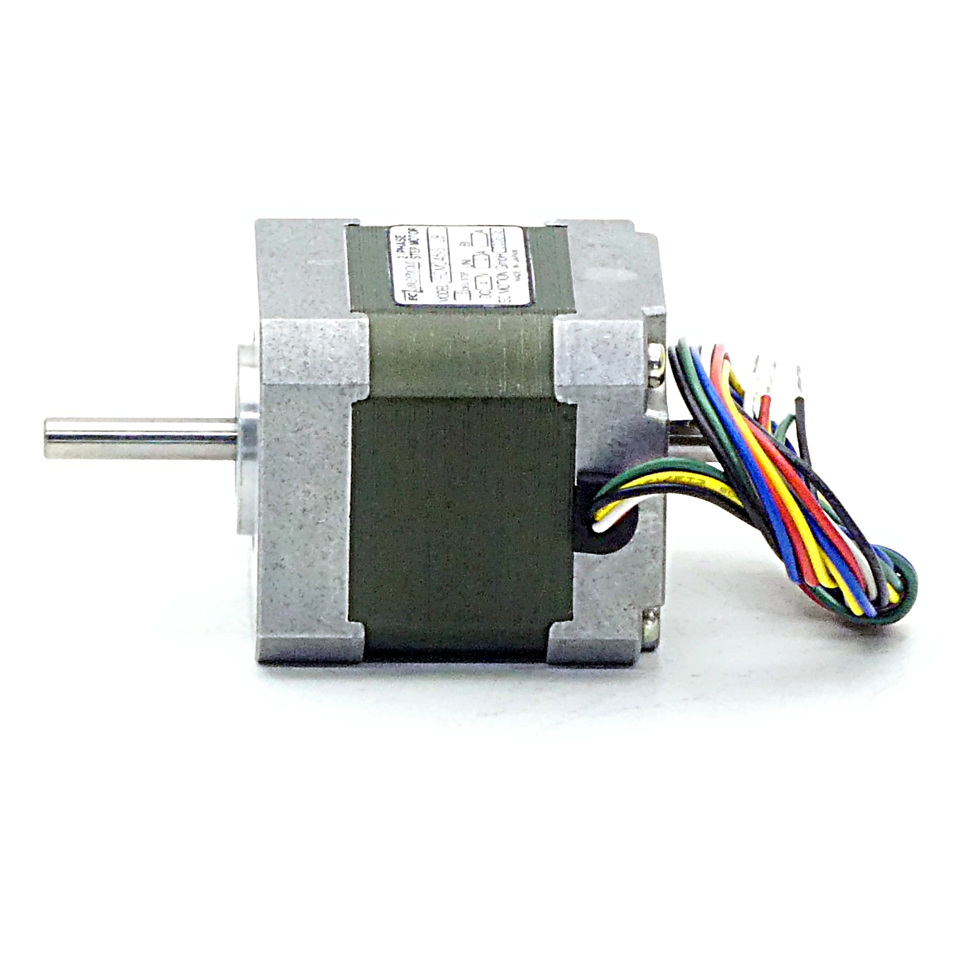 NEMA17 2-Phasen-Schrittmotor 1.8° 0.22Nm Litzen:6 1.2A 2-Wellenenden:5mm  Neu OVP