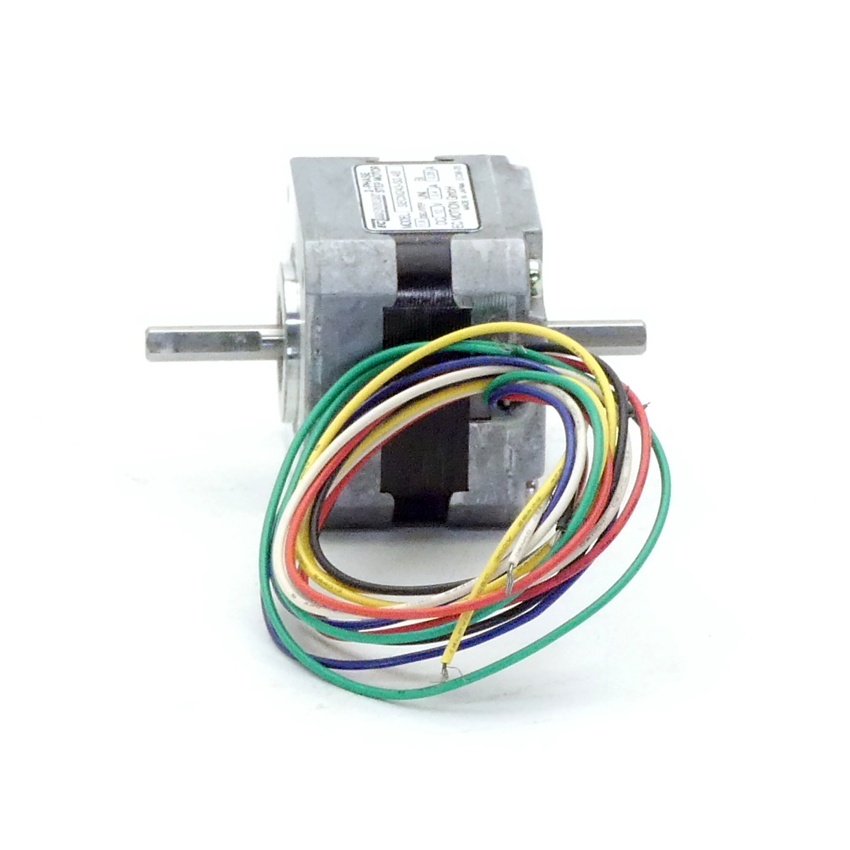 NEMA17 2-phase stepper motor 1.8° 0.16Nm Strands: 6 0.4A 2 shaft ends: 5mm  