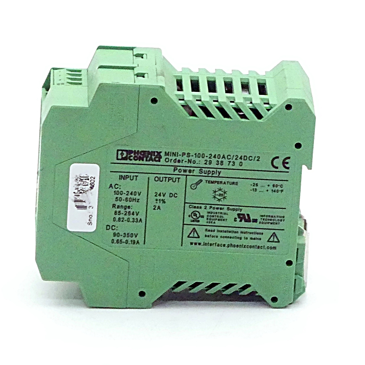 Power supply MINI-PS-100-240AC/24DC/2 Used