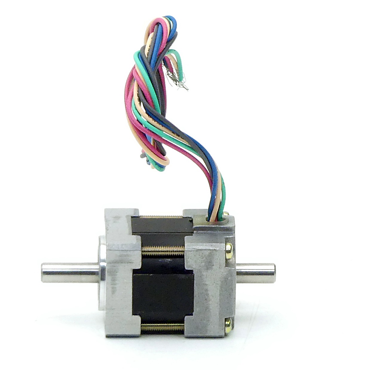 NEMA11 5-Phasen-Schrittmotor  0.72° ?Nm Litzen:5 0.8A 2-Wellenenden:?mm  Neu OVP