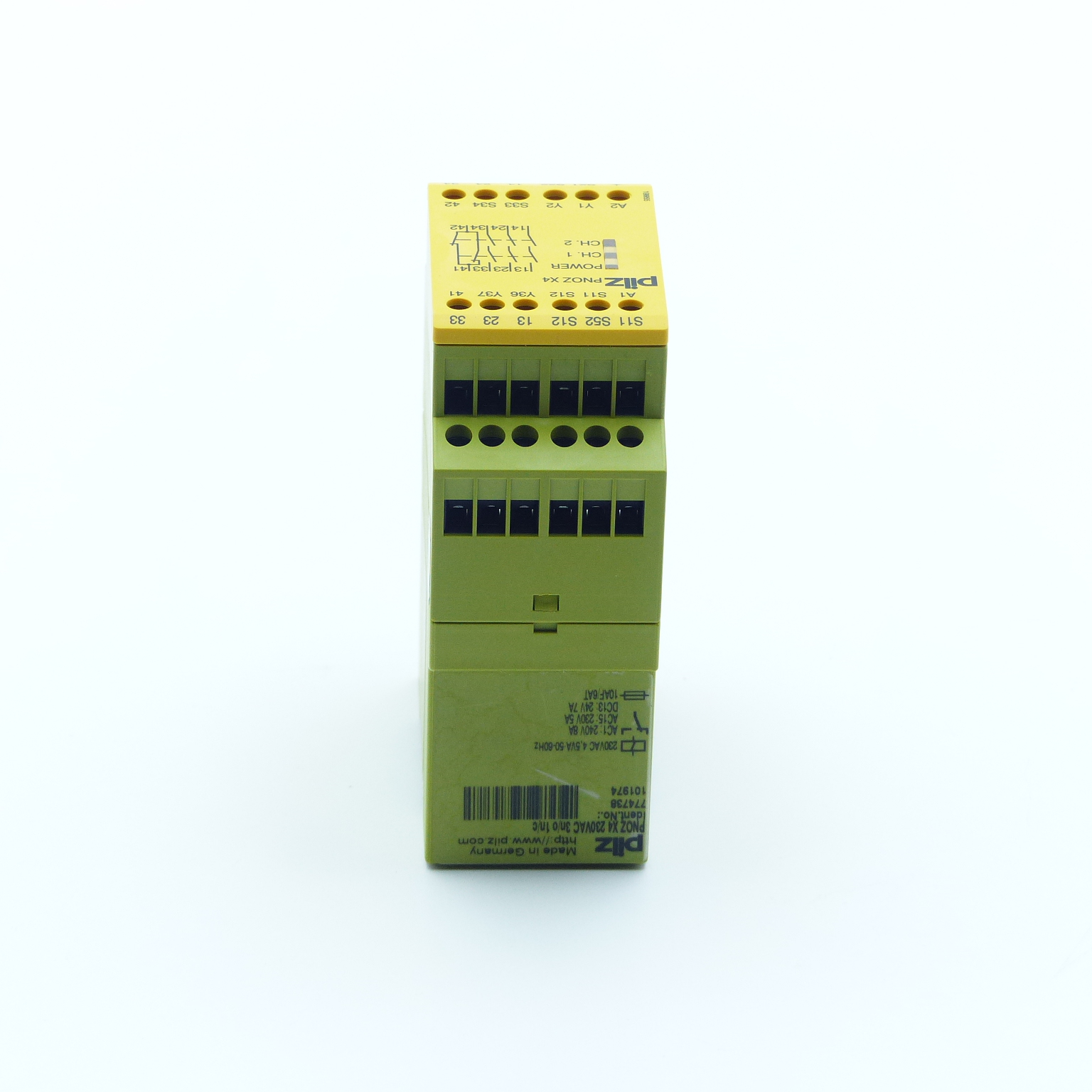 Not-Aus-Schaltgerät PNOZ X4 230VAC 3n/o 1n/c PNOZ X4 230VAC 3n/o1n/c Neu OVP