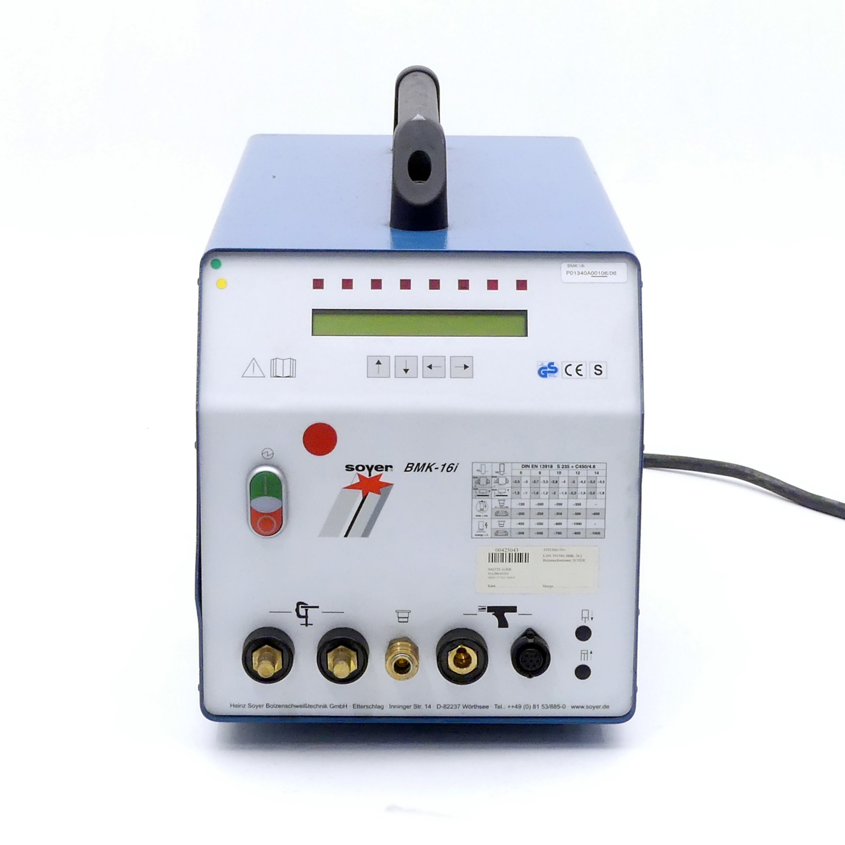 Stud welding device BMK-16i New
