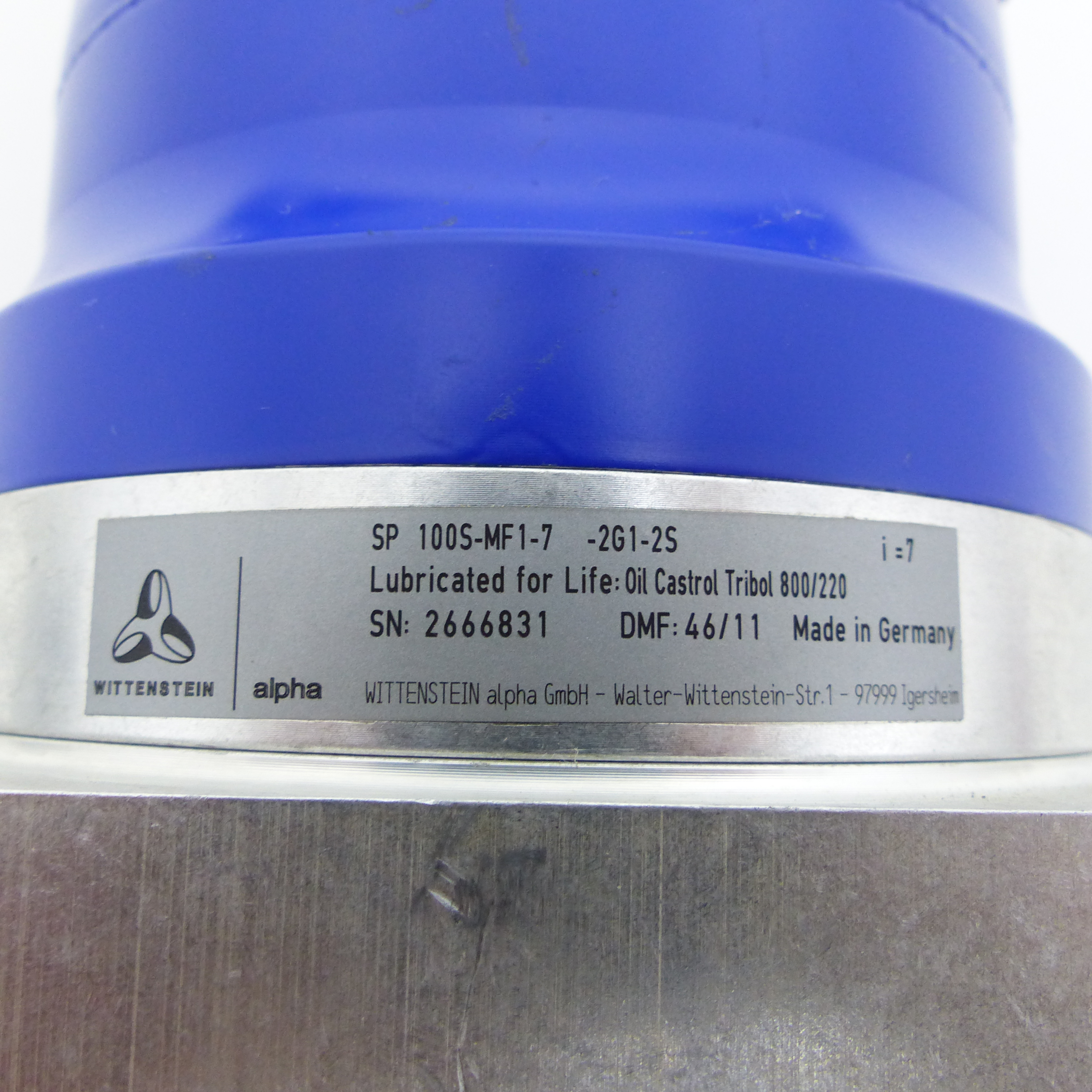 Gear SP 100S-MF1-7  New
