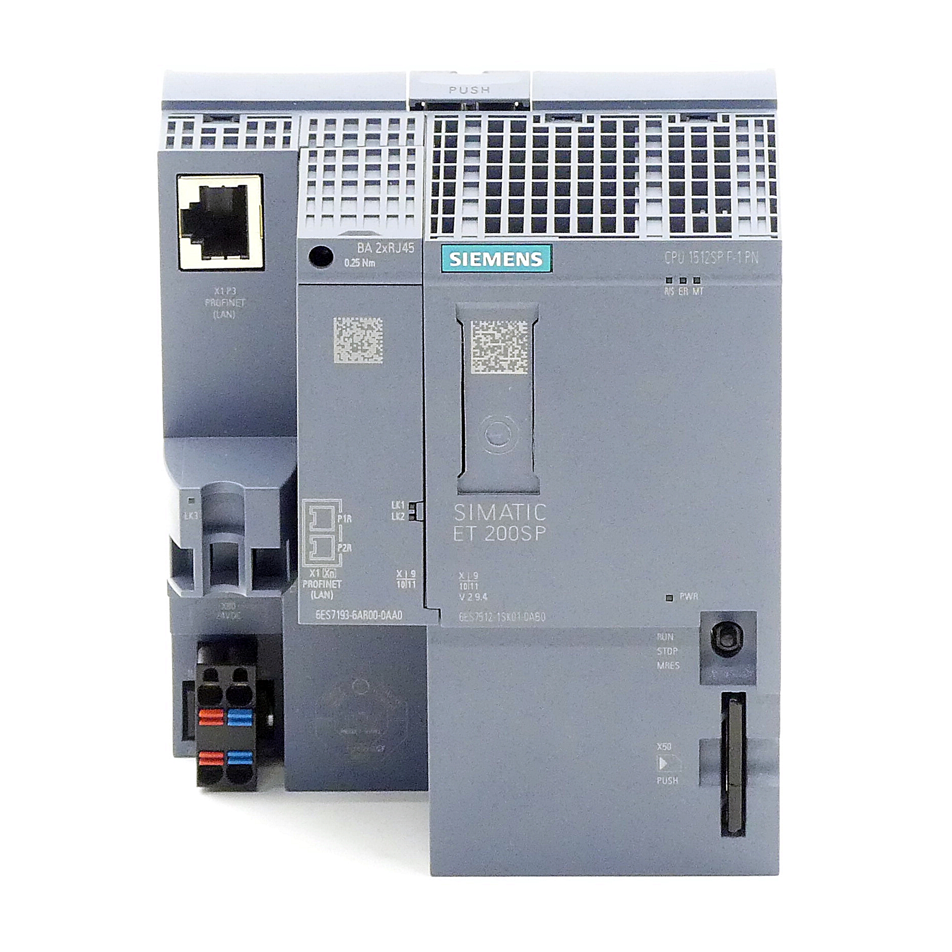 SIMATIC DP CPU 1512SP F-1 PN for ET 200SP, central processing unit with work memory