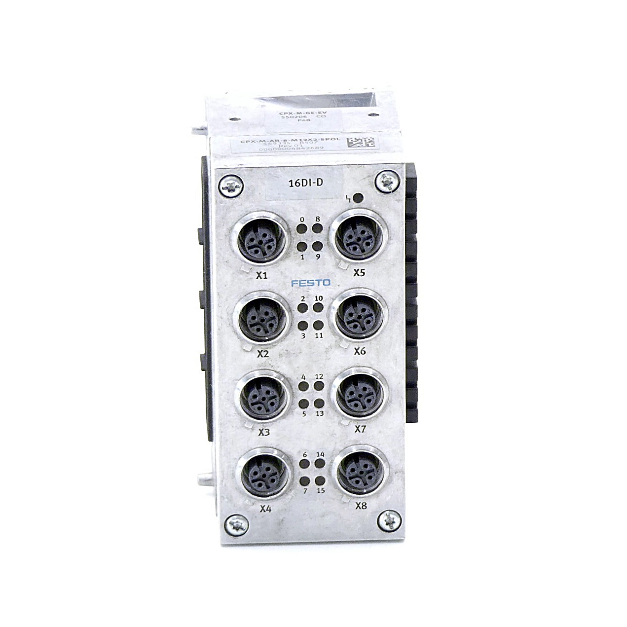 Anschlussblock CPX-M-AB-8-M12X2-5POL inkl. Verkettungsblock