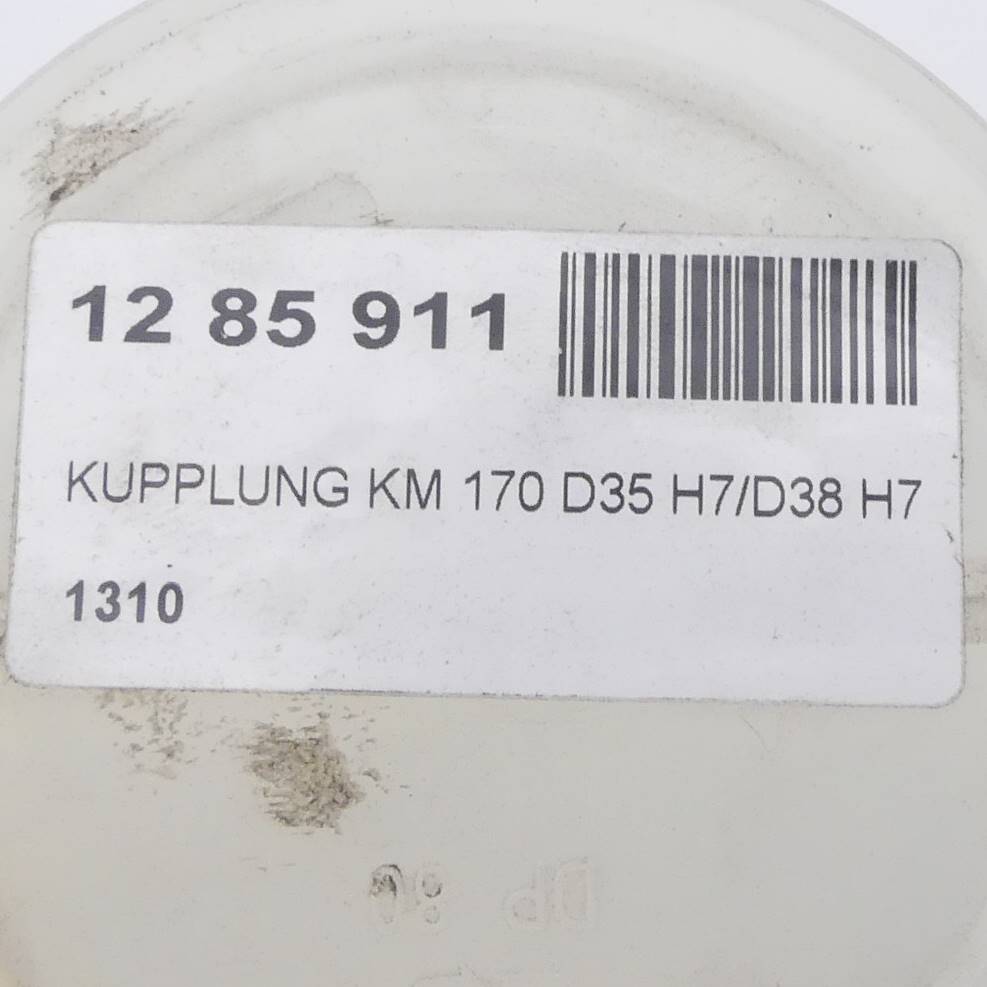 Metallbalgkupplung KM170 D35H7/D38H 