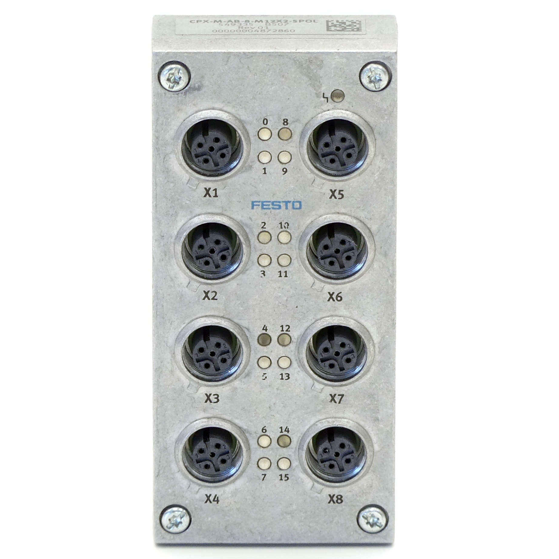 Manifold block CPX-M-AB-8-M12X2-5POL 