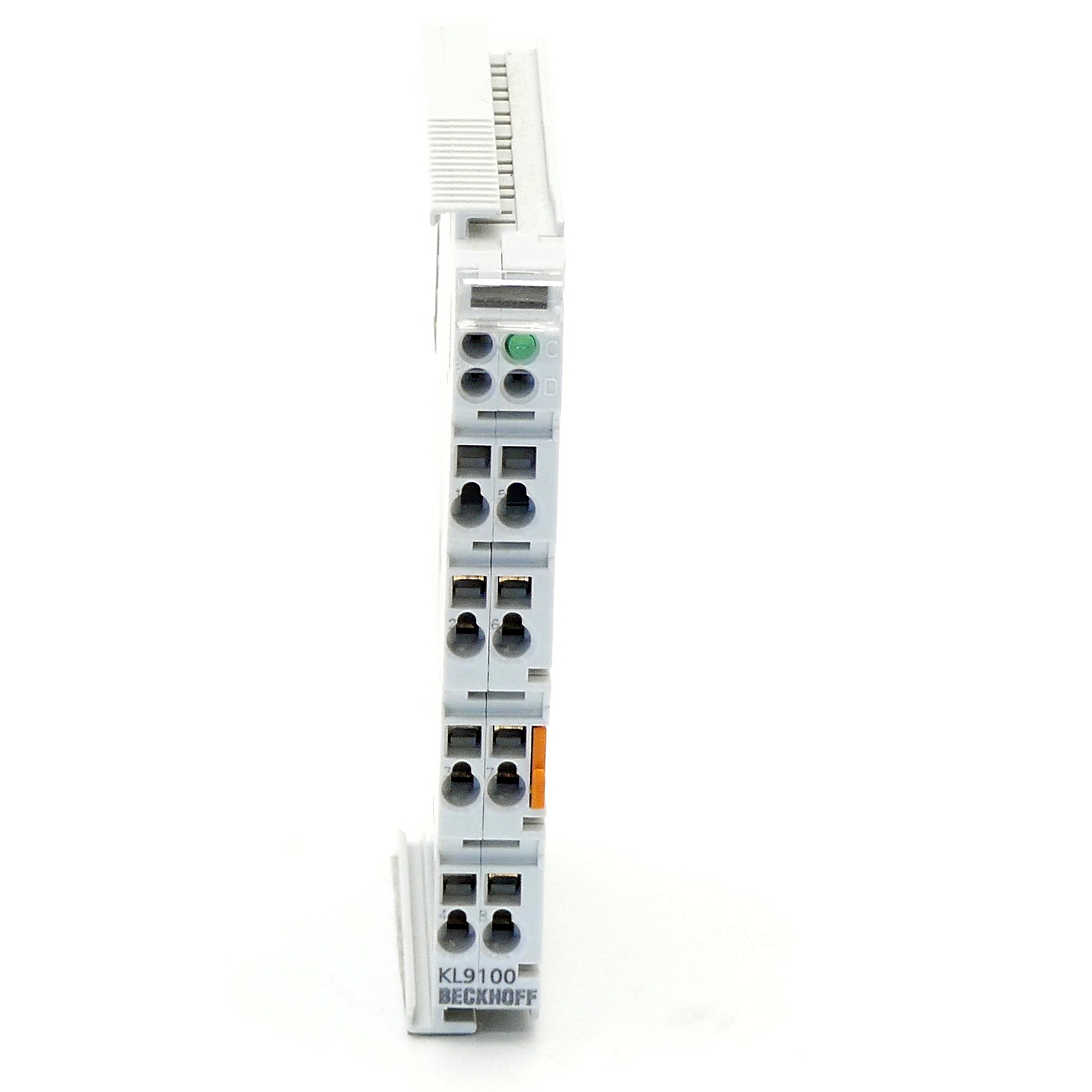 Potential feed terminal 