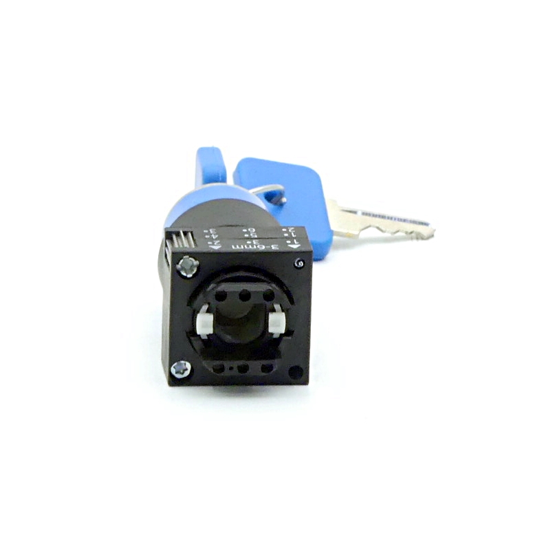 2 Pieces Key operated switch OMR blue 