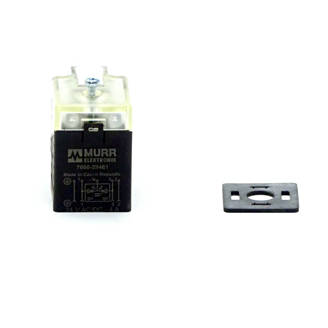 Ventilstecker BF A 18mm 24V LED