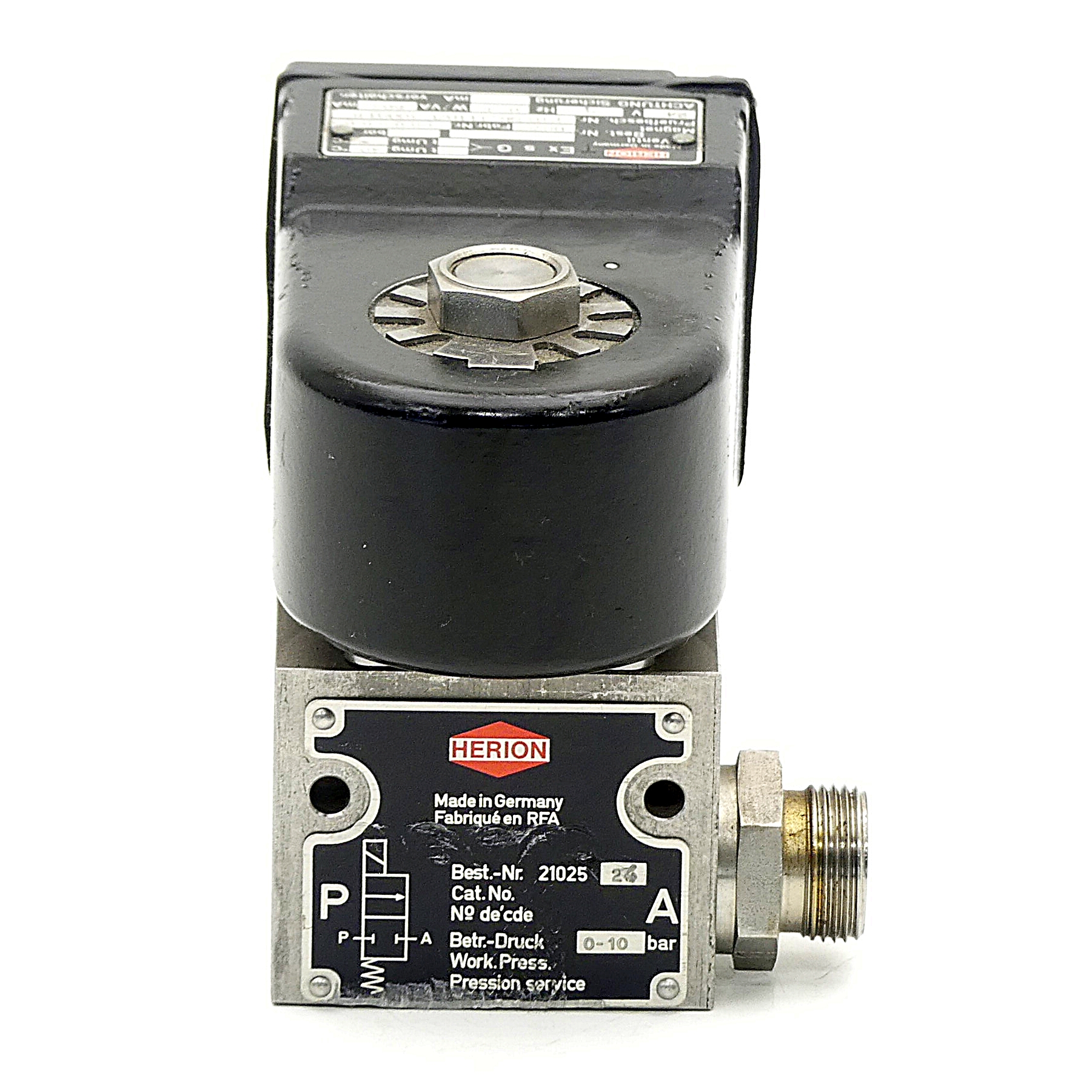 directly operated solenoid valve