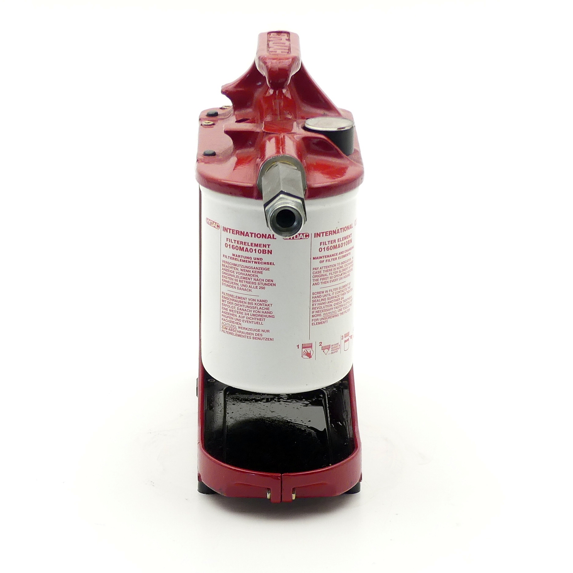 Filter unit for filling/flushing hydraulic systems OF7K10P1M1---E