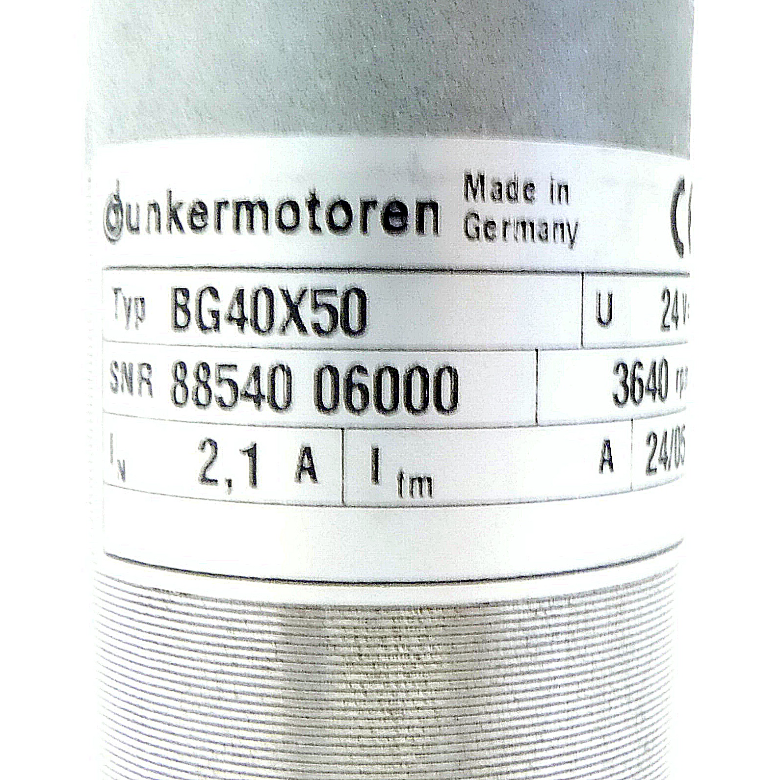 Dunkermotor mit Getriebe 