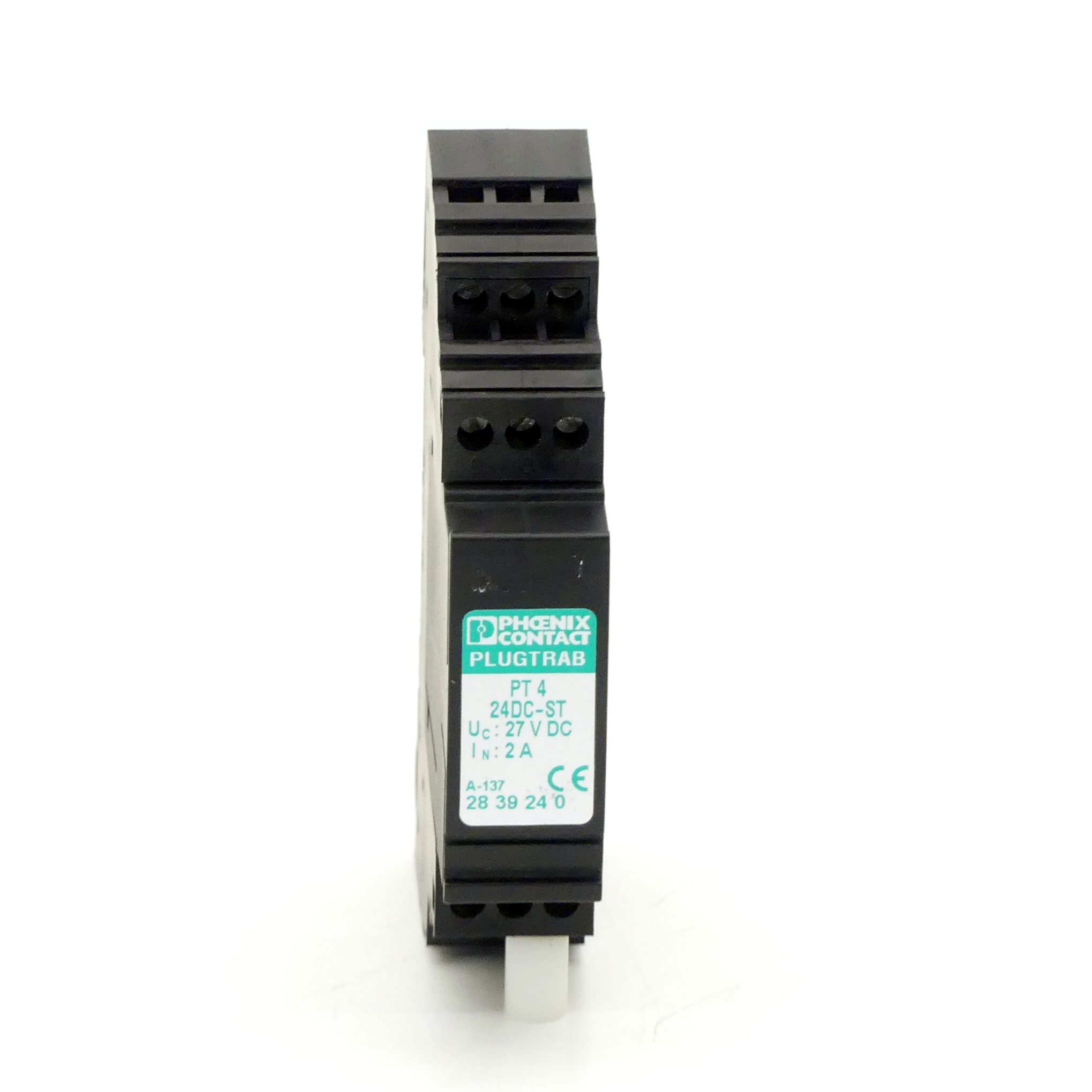 Überspannungsschutzstecker PT 4 24DC-ST