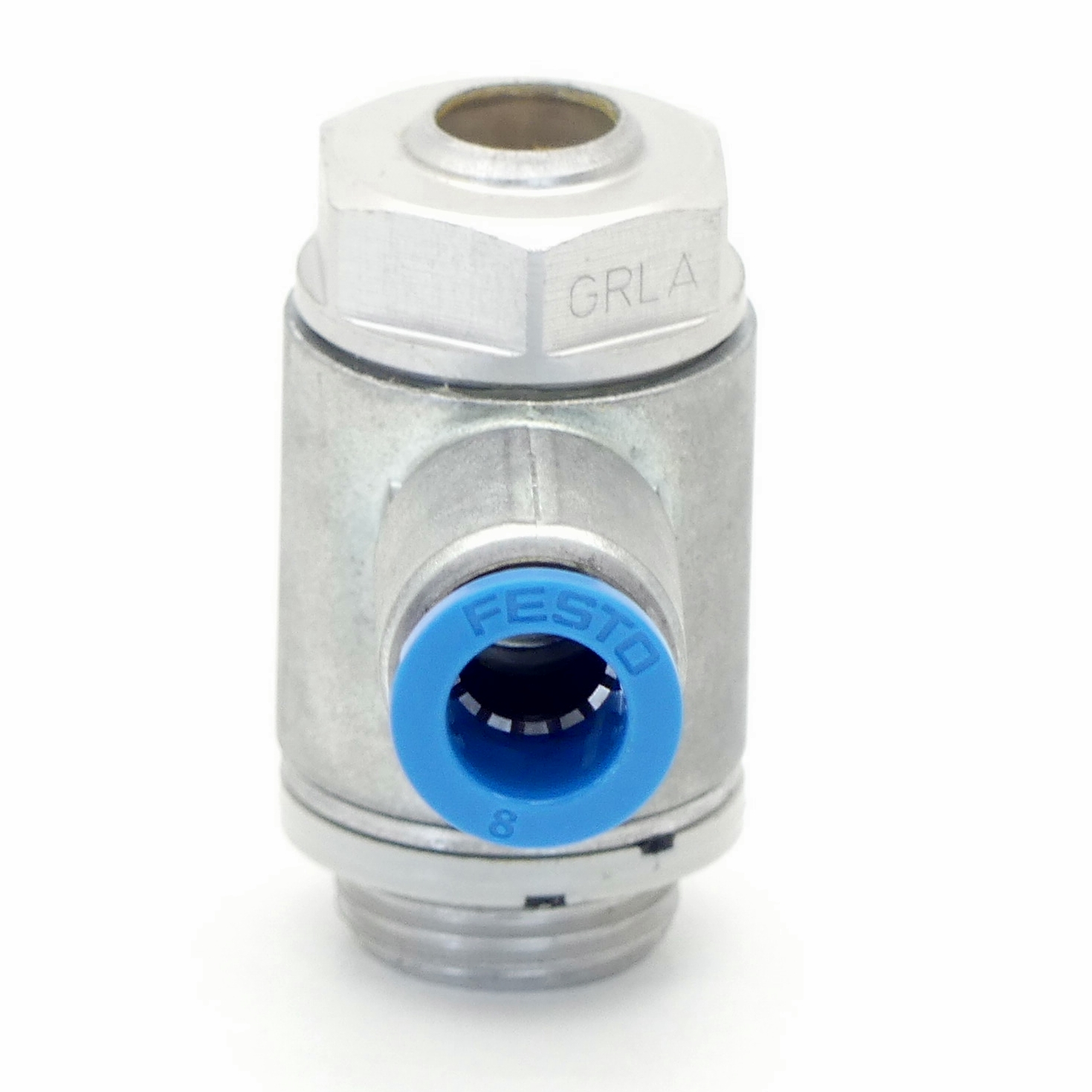 One-way flow control valve GRLA-3/8-QS-8-D