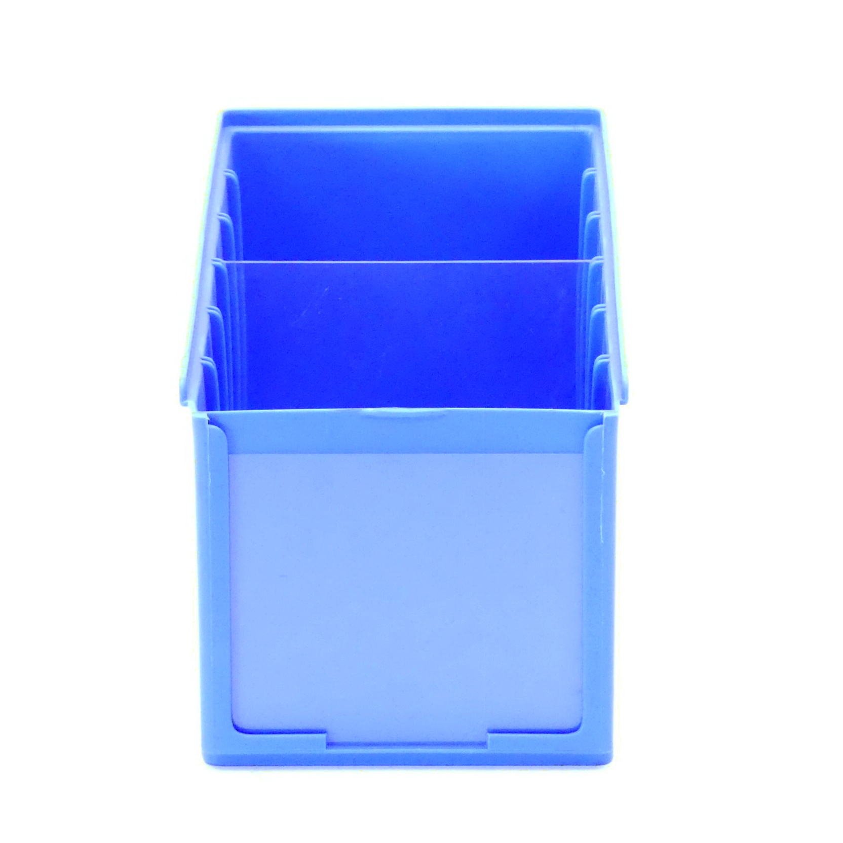 10 pieces boxes RK 300, 6 compartments, blue