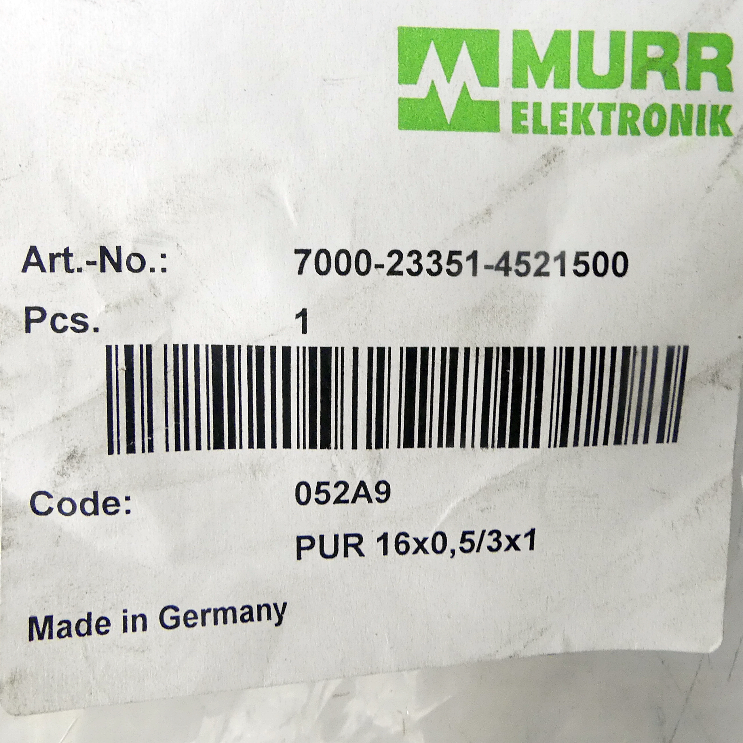 Profibus Kabel M23 Bu. 90° freies Ltg-ende 