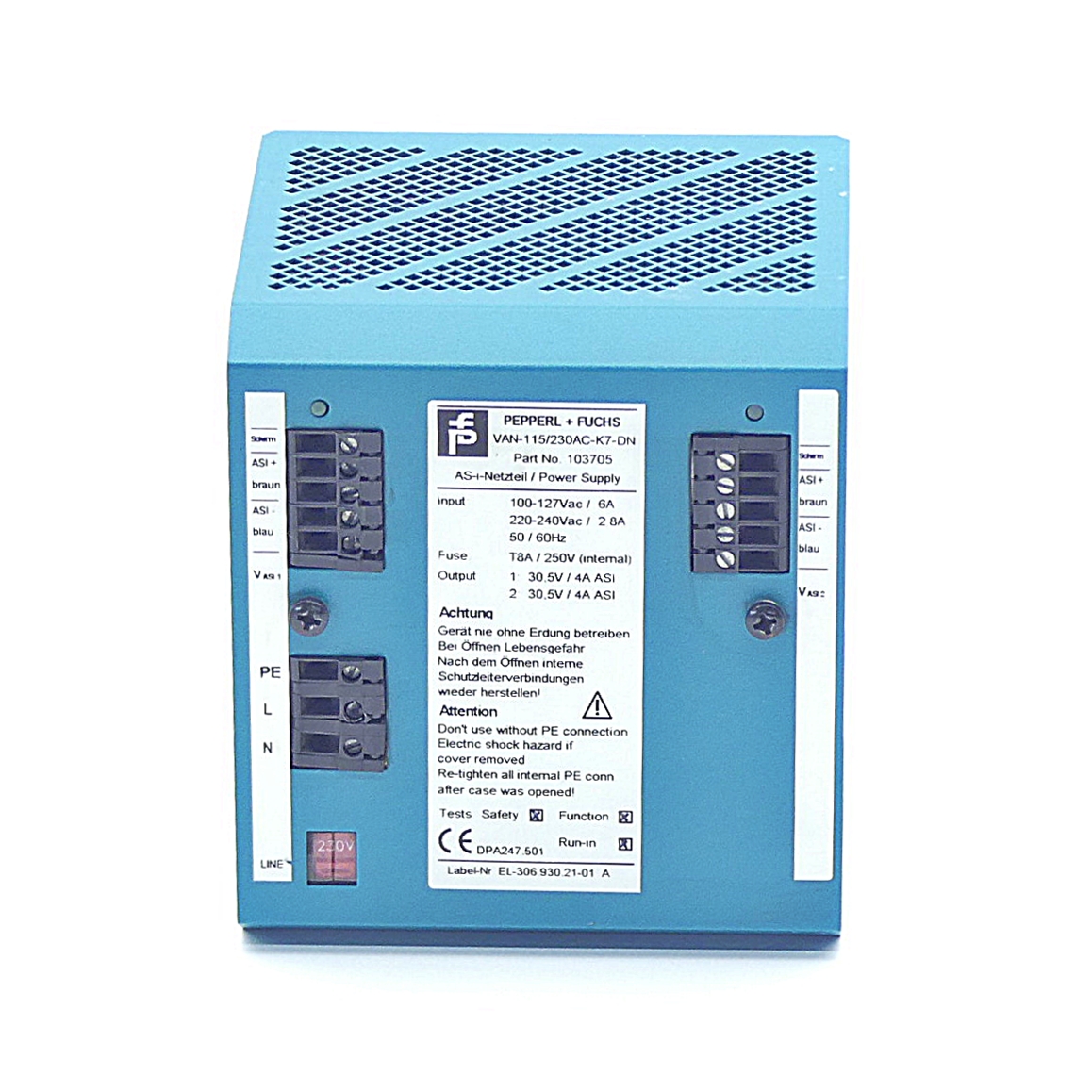 AS-Interface power supply VAN-115/230AC-K7-DN 