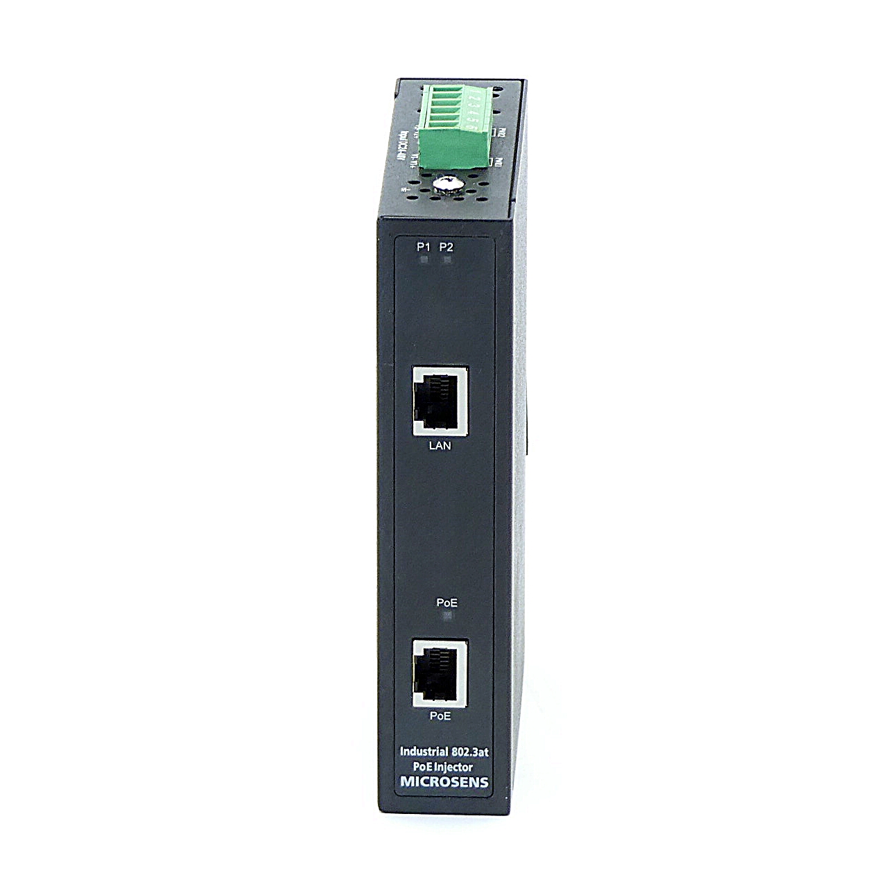Industrial Gigabit Ethernet Power -over- Ethernet Injector IEEE 802.3at 