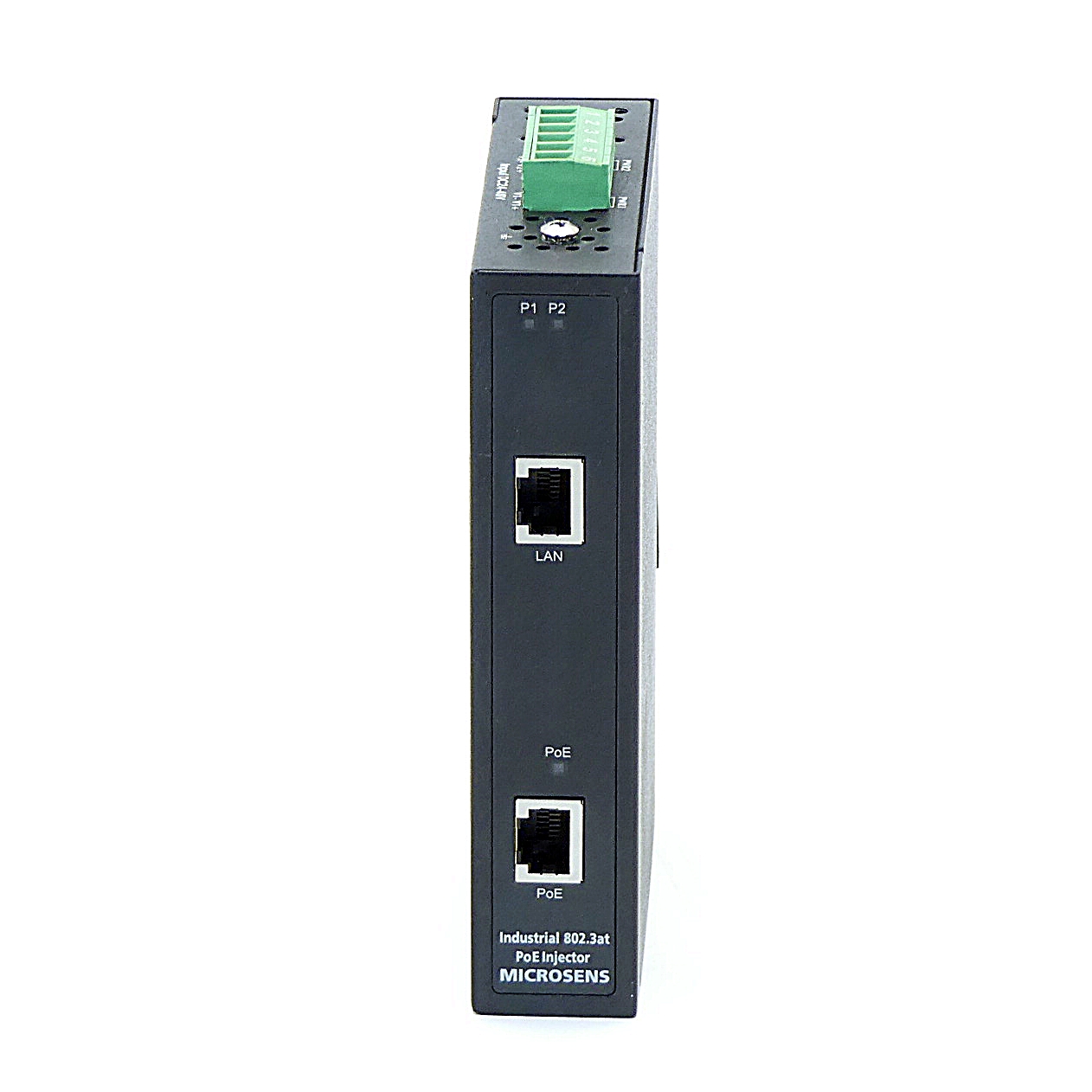 Industrial Gigabit Ethernet Power -over- Ethernet Injektor IEEE 802.3at 