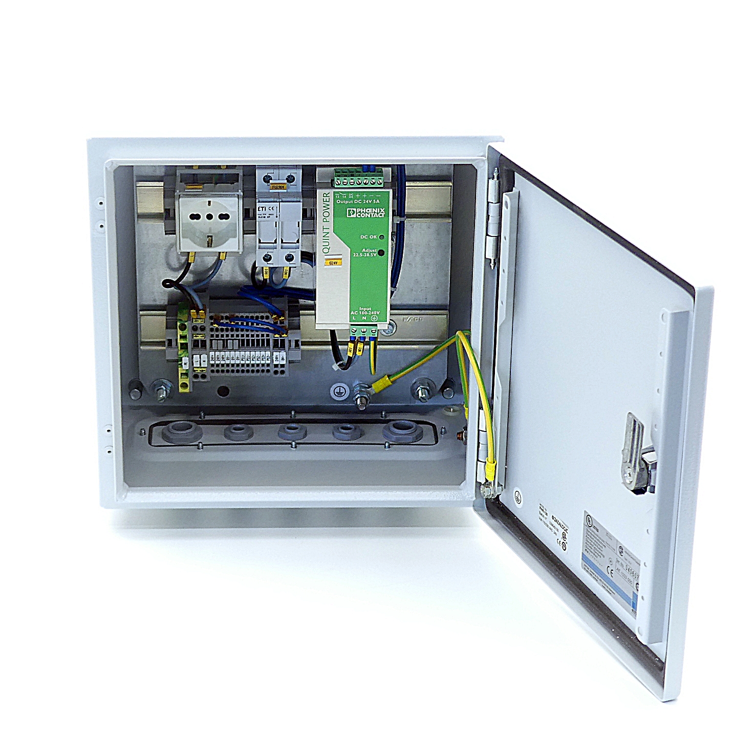 enclosure with power supply PWR-120 