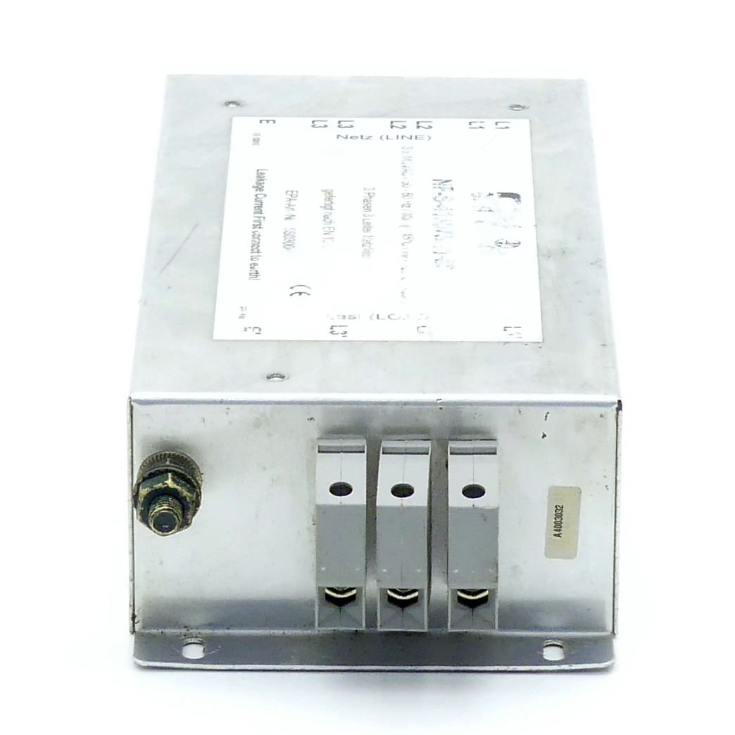 3 phase 3 wire mains filter 