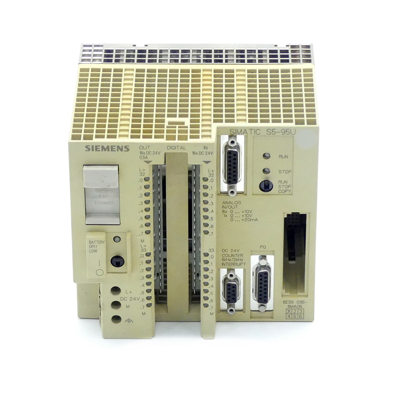 Siemens Simatic S5-95U PLC 6ES5 095-8MA05 – Usato Ma In Ottime Condizioni - Foto 5