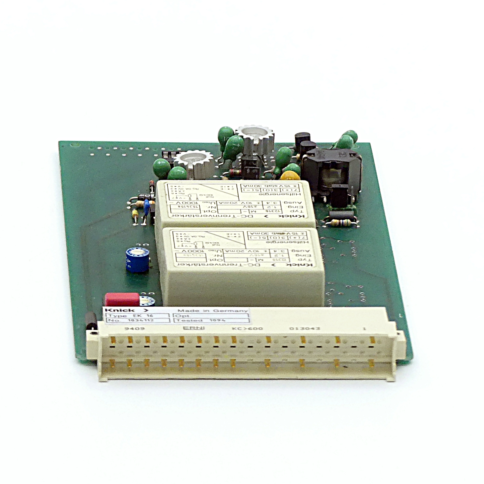 Isolation amplifier EK 16