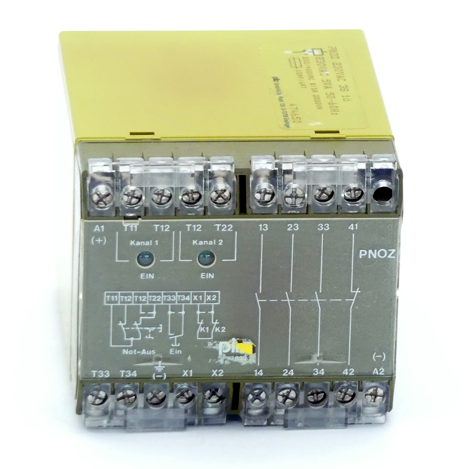safety relay PNOZ 