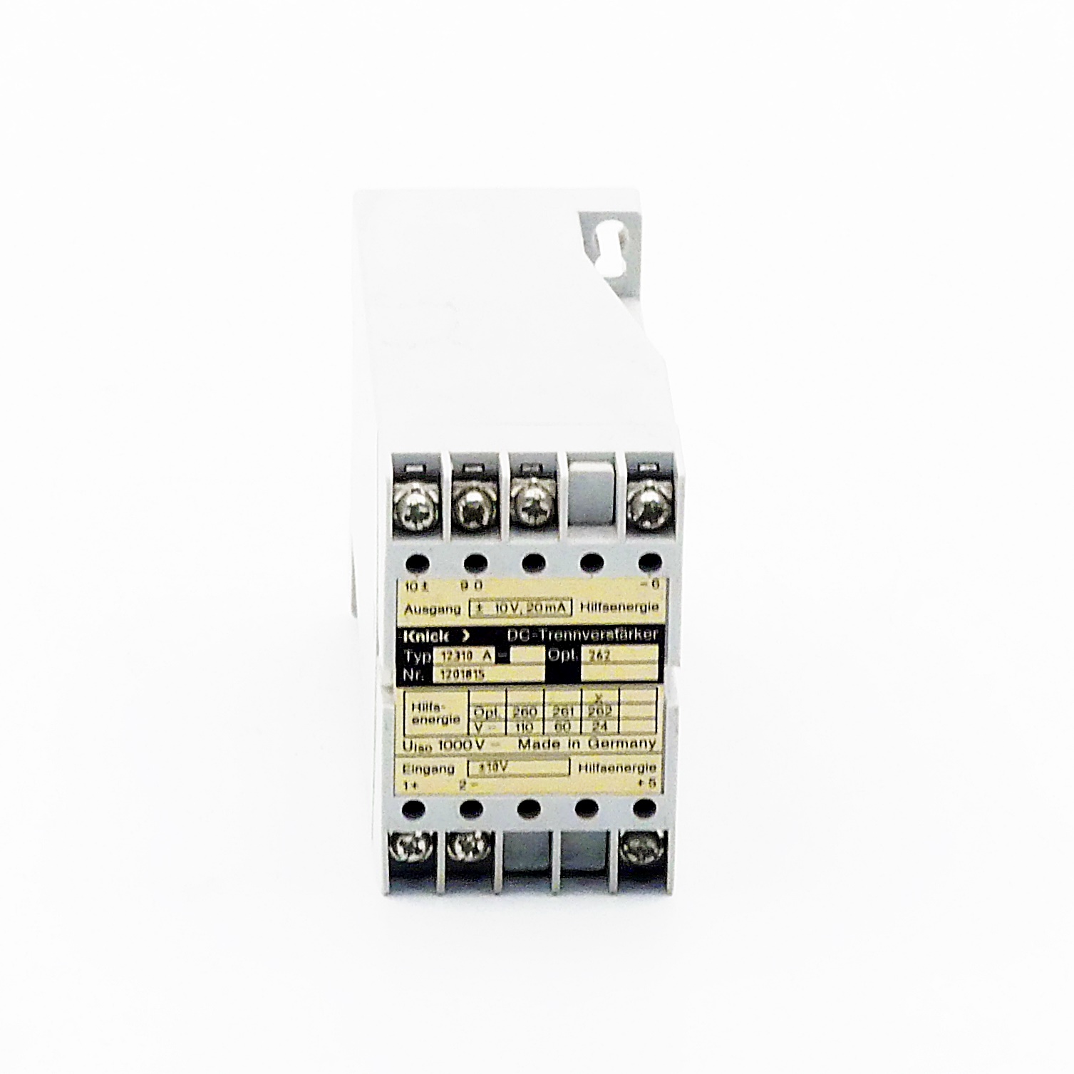 Isolation amplifier 12310 A 