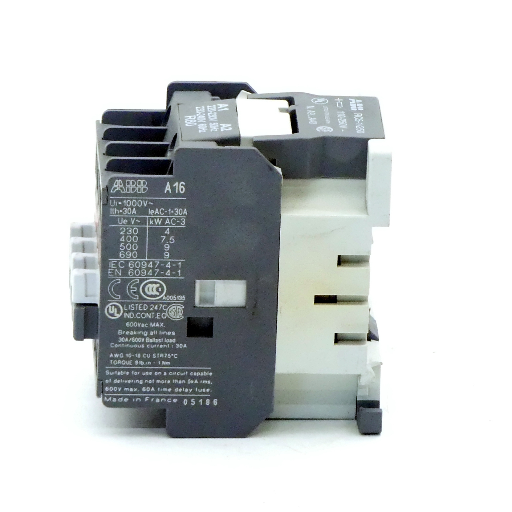 Power contactor A16