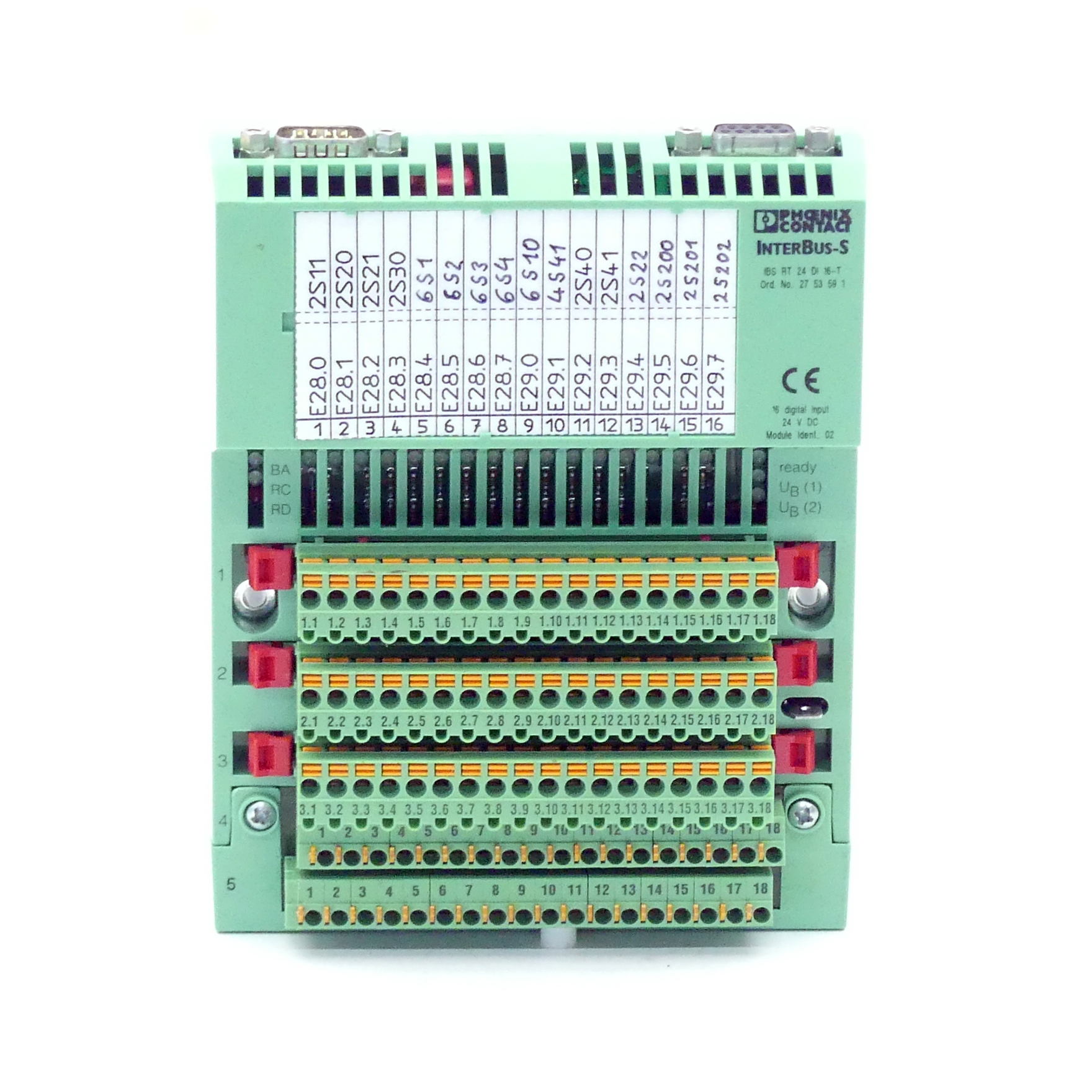 Interbus-S IBS RT 24 DI 16-T