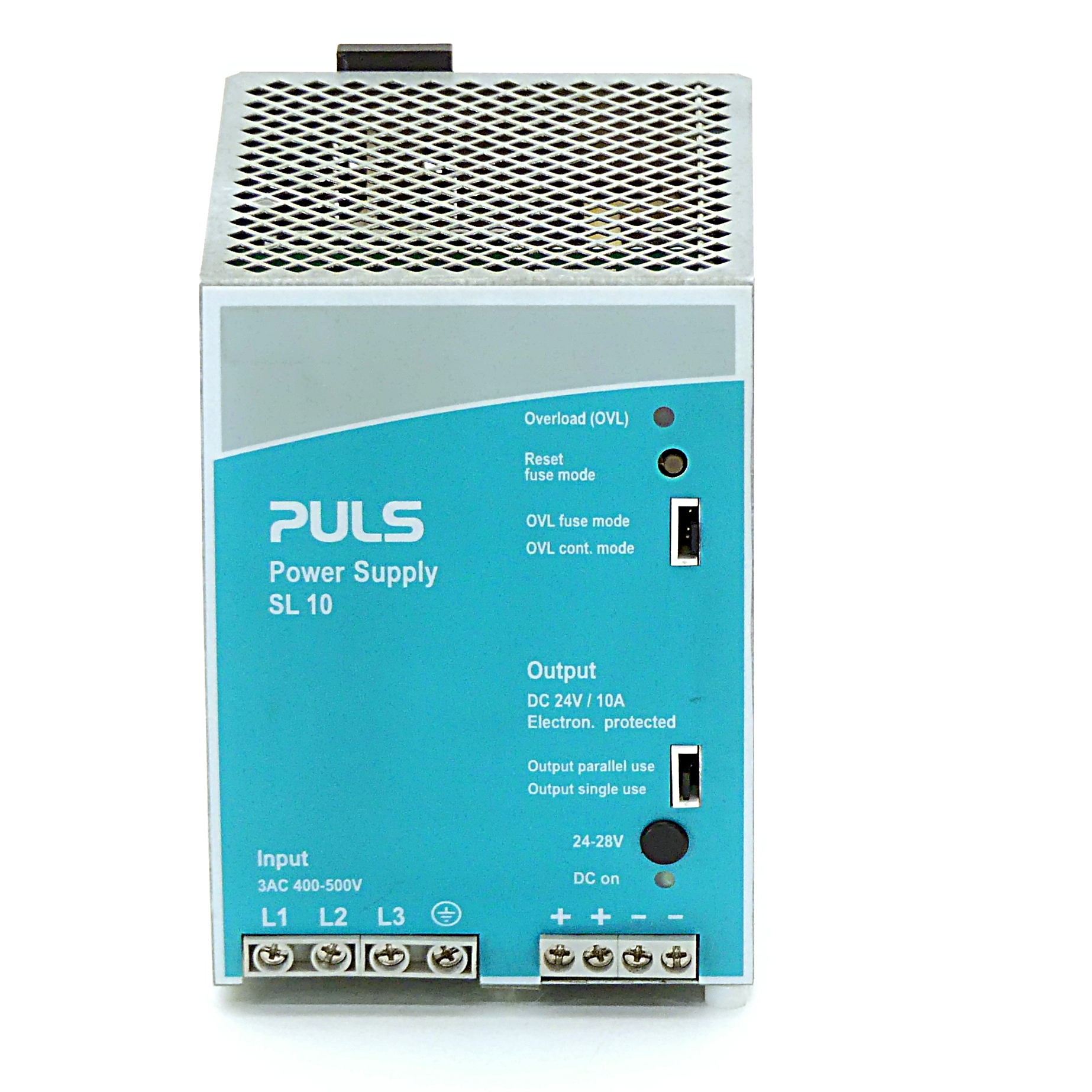 DIN rail power supplies for 3-phase systems  