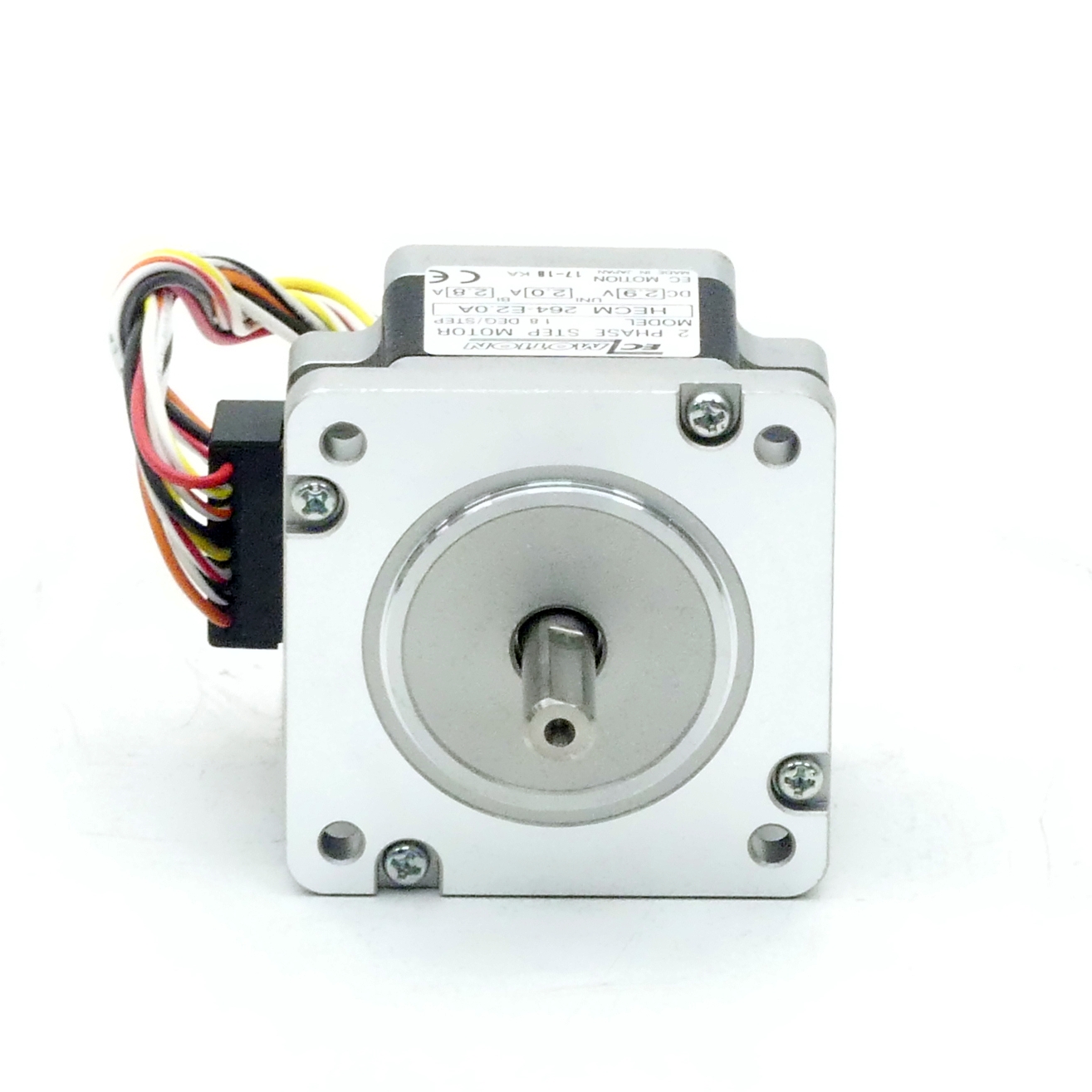 NEMA24 2-Phasen-Schrittmotor 1.8° 0.85Nm Litzen:8 2.0A Frontwelle:8mm  