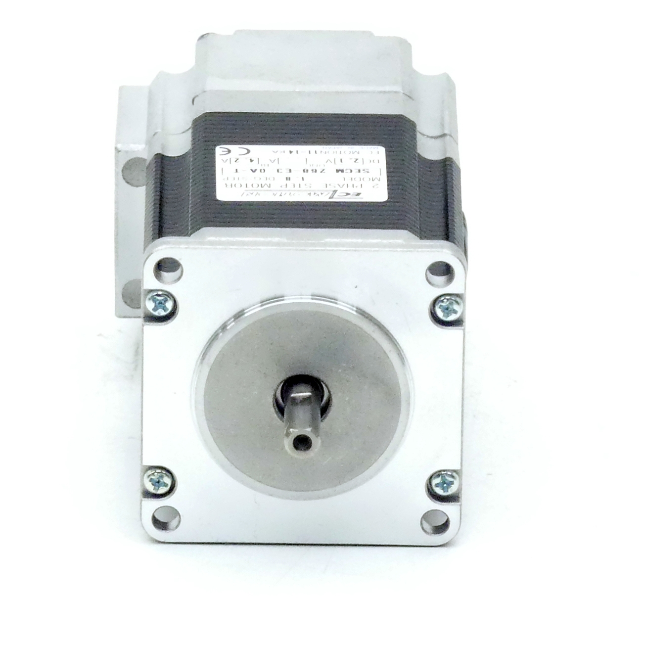 NEMA23 2-Phasen-Schrittmotor 1.8° 1.35Nm Anschlußkasten 3.0A Frontwelle:6.35mm  