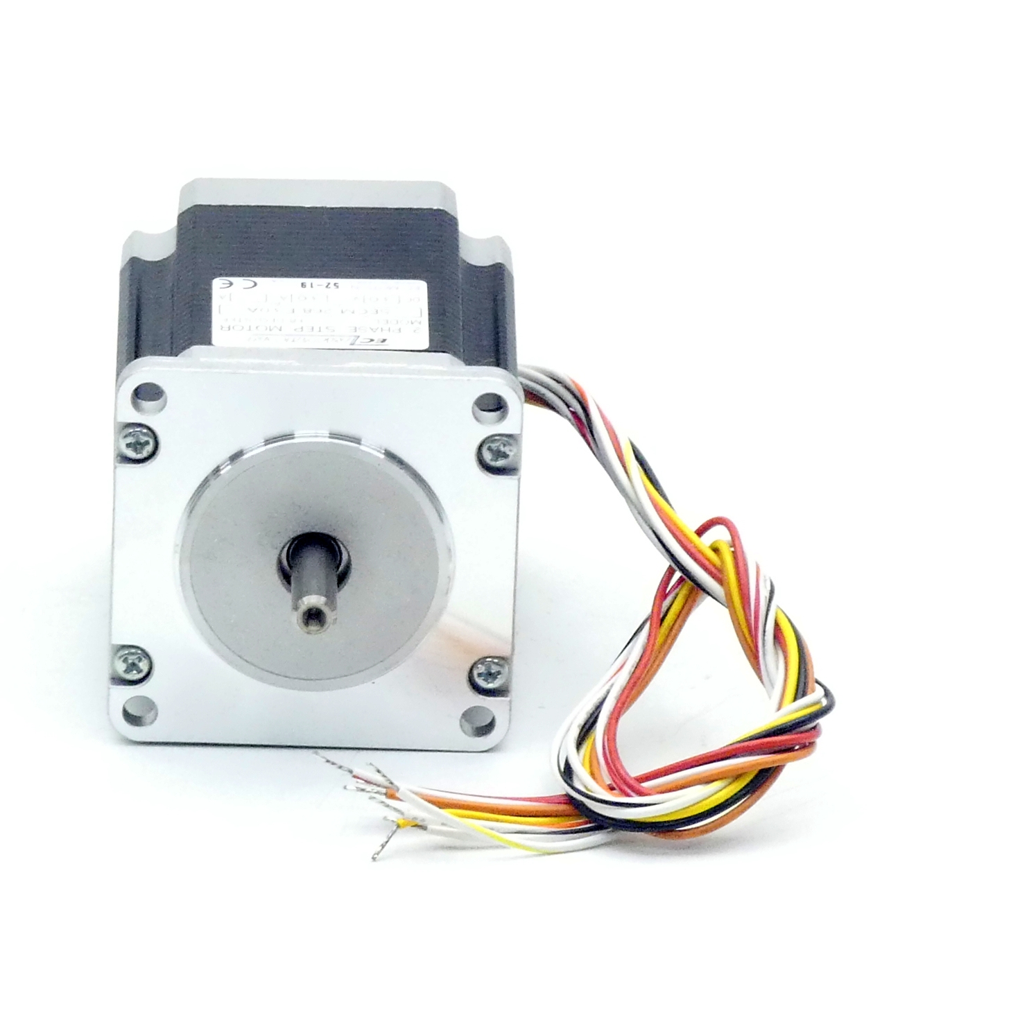 NEMA23 2-Phasen-Schrittmotor 1.8° 1.35Nm Litzen:8 3.0A Frontwelle:6.35mm  