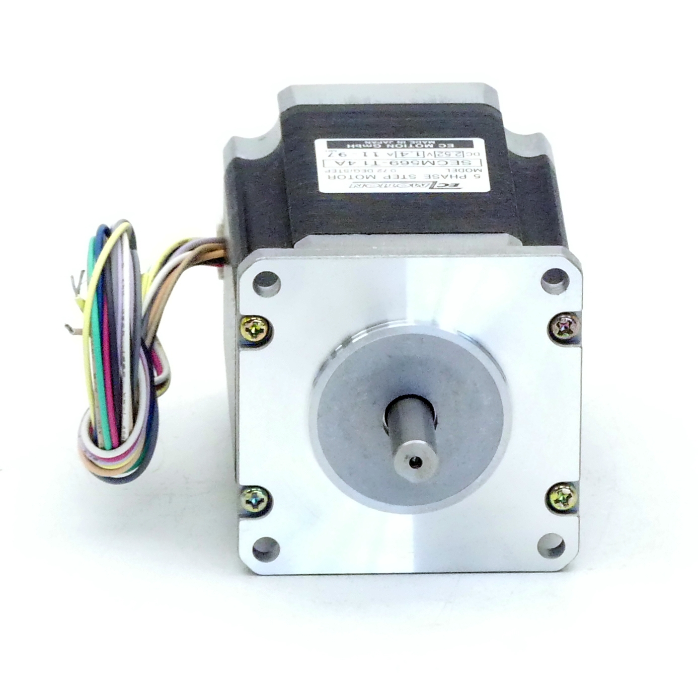 SIZE60 5-Phasen-Schrittmotor 0.72° 1.66Nm Litzen:10 1.4A Frontwelle:8mm  