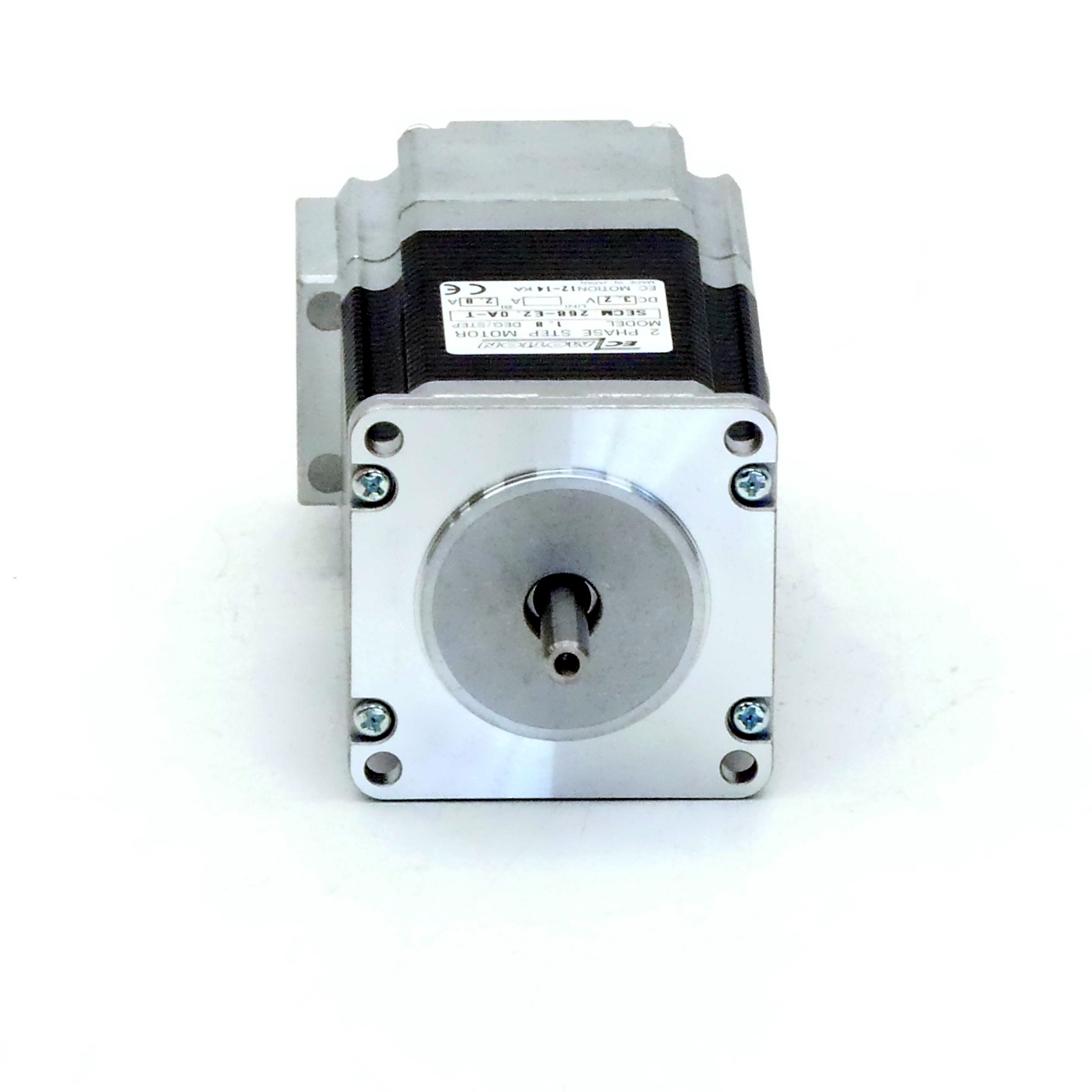 NEMA23 2-Phasen-Schrittmotor 1.8° 1.35Nm Anschlußkasten 2.0A Frontwelle:6.35mm  