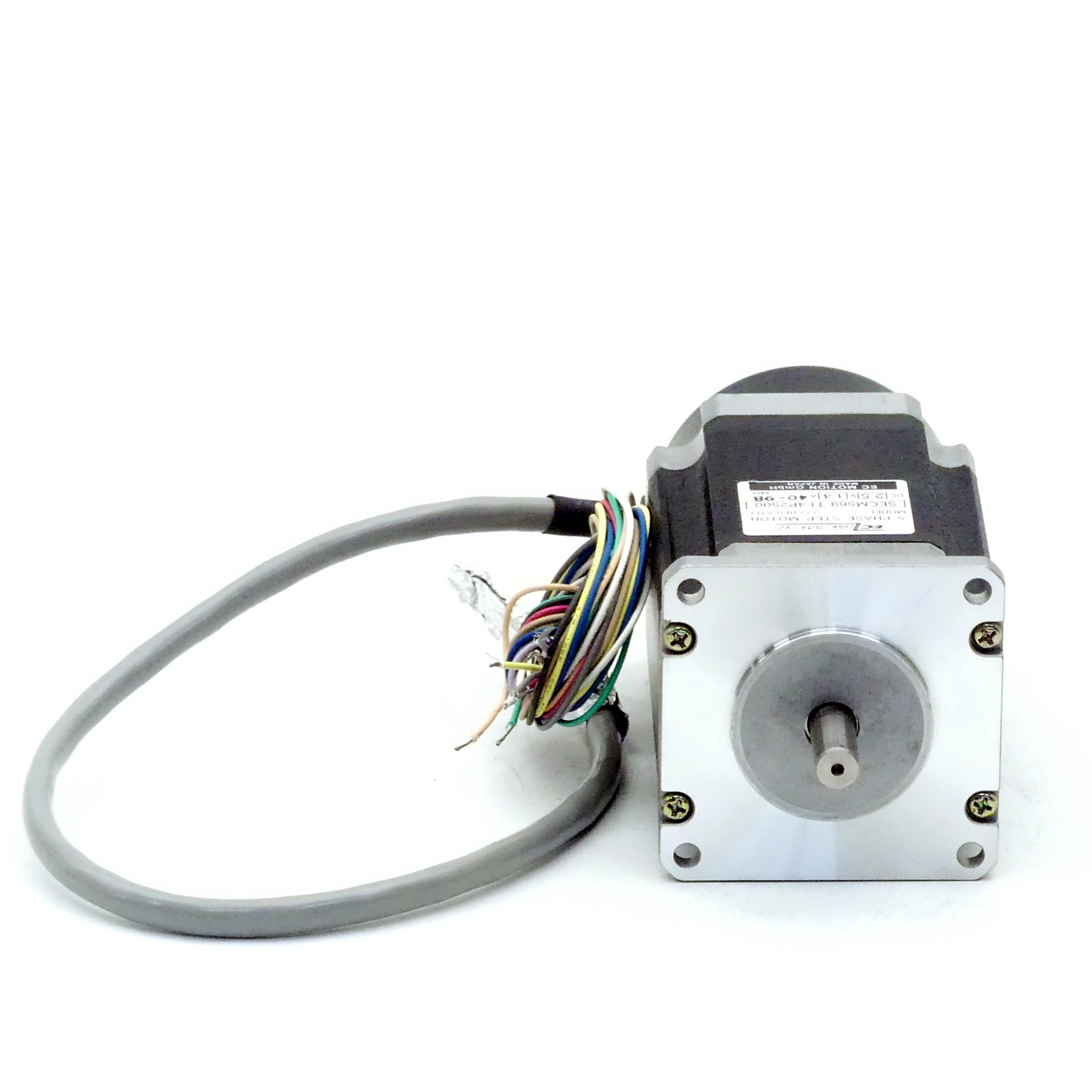 SIZE60 5-phase stepper motor 0.72° 1.66Nm Junction box 1.4A Front shaft: 8mm Encoder line driver  
