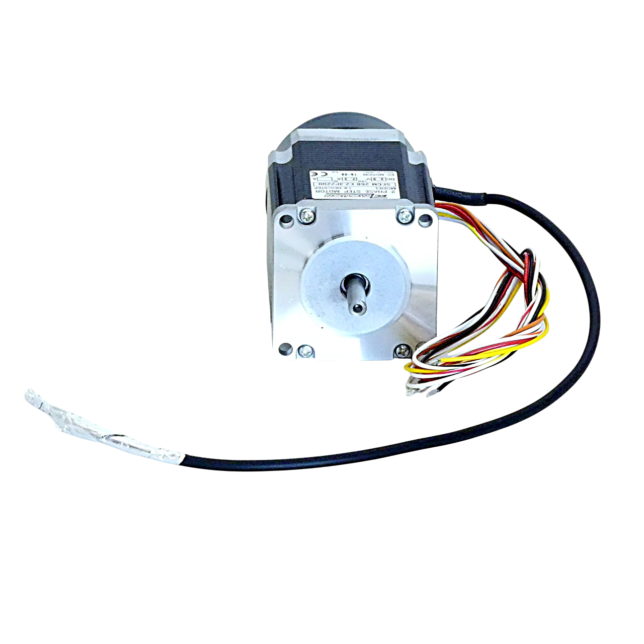 NEMA23 2-Phasen-Schrittmotor 1.8° 1.35Nm Litzen:8 2.3A Frontwelle:6.35mm Encoder Line Driver  Neu OVP