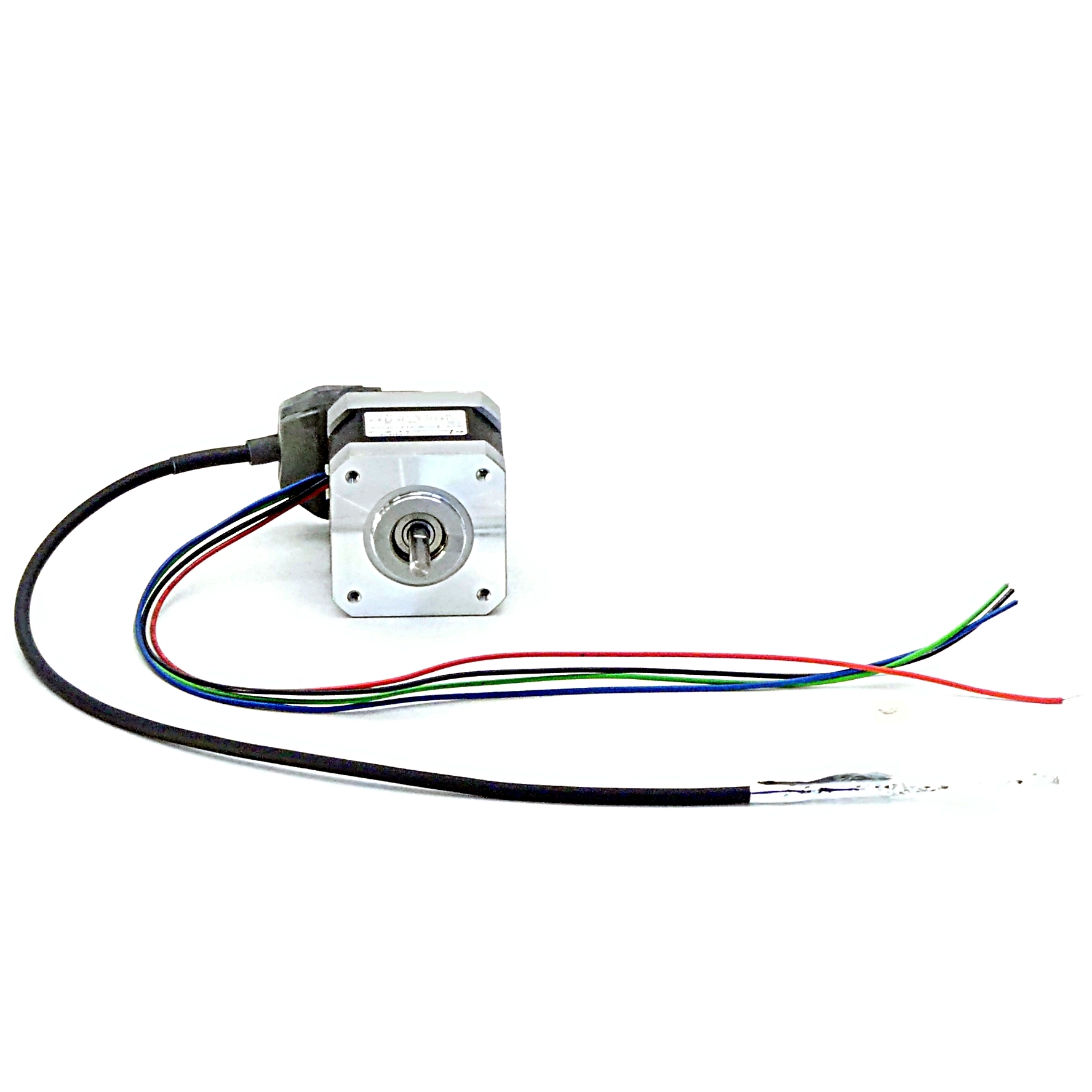 NEMA17 2-Phasen-Schrittmotor 1.8° 0.5Nm Litzen:4 1.3A Frontwelle:5mm Encoder Line Driver  Neu OVP