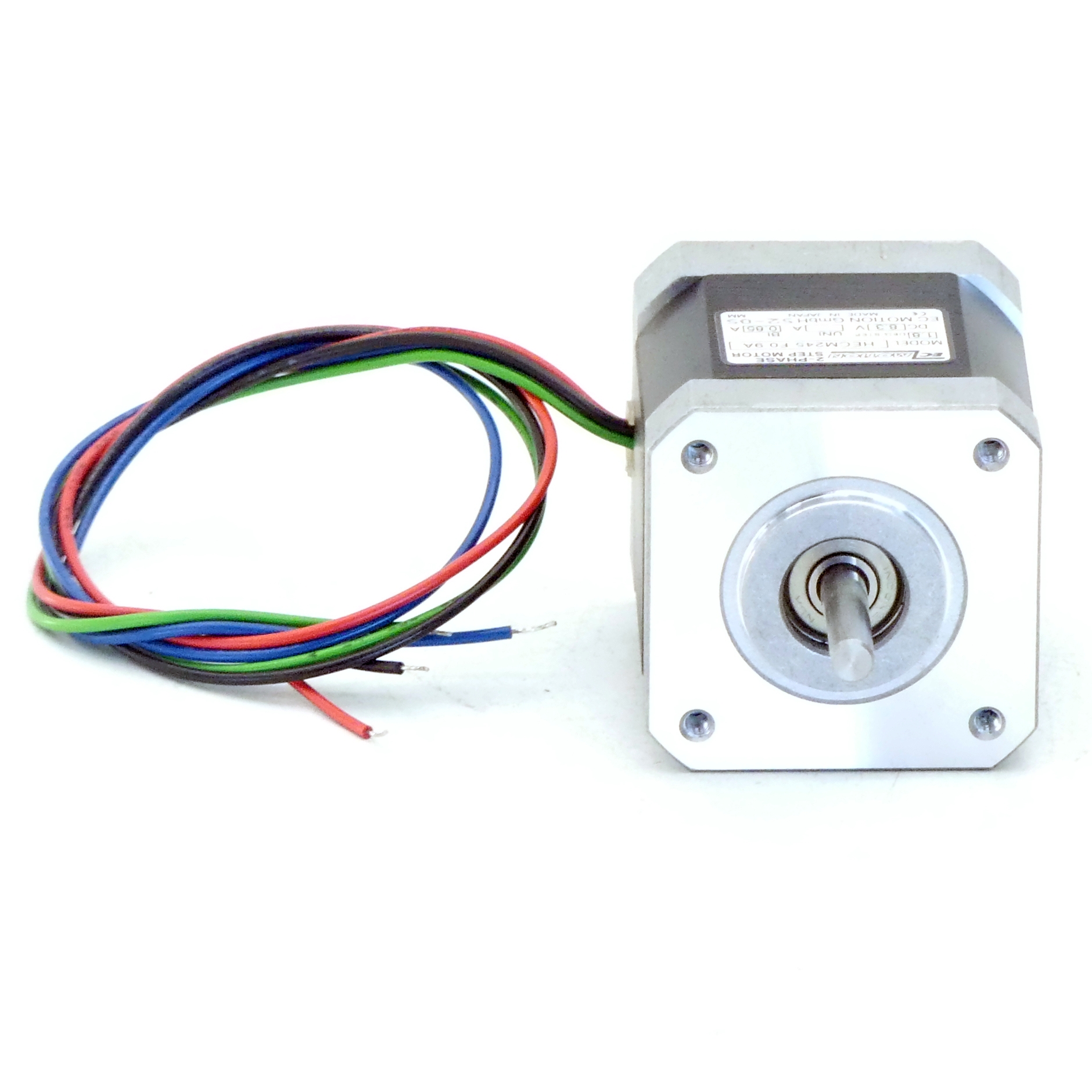 NEMA17 2-Phasen-Schrittmotor 1.8° 0.62Nm Litzen:4 0.85A Frontwelle:5mm  Neu OVP